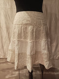 Jupe blanche avec motifs Promod Taille 38