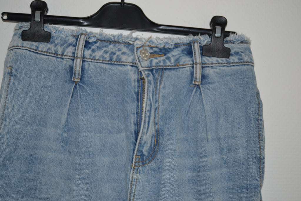 Jean mom bleu clair effet usé Pimkie – Taille 38 (M)