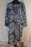 Robe Neslay — Gris & Noir Taille 2