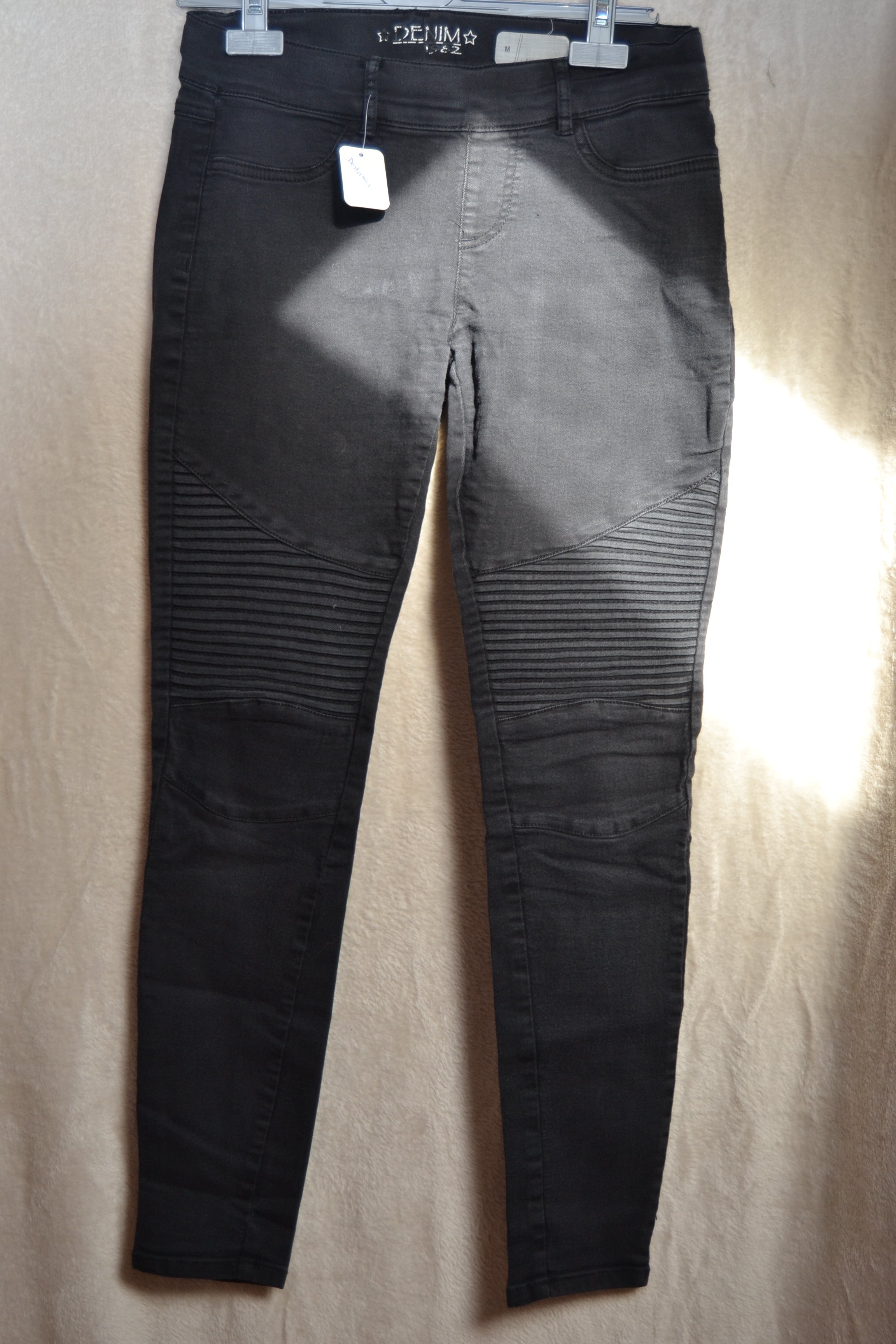 Jeggings Denim Noir Femme Taille M