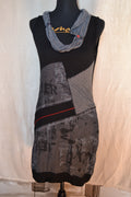 Robe Cache Cache — Gris & Noir Taille M