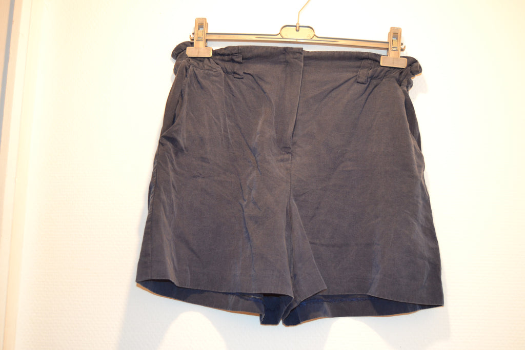 Short Camaïeu Bleu Marine Fluide - Taille 38