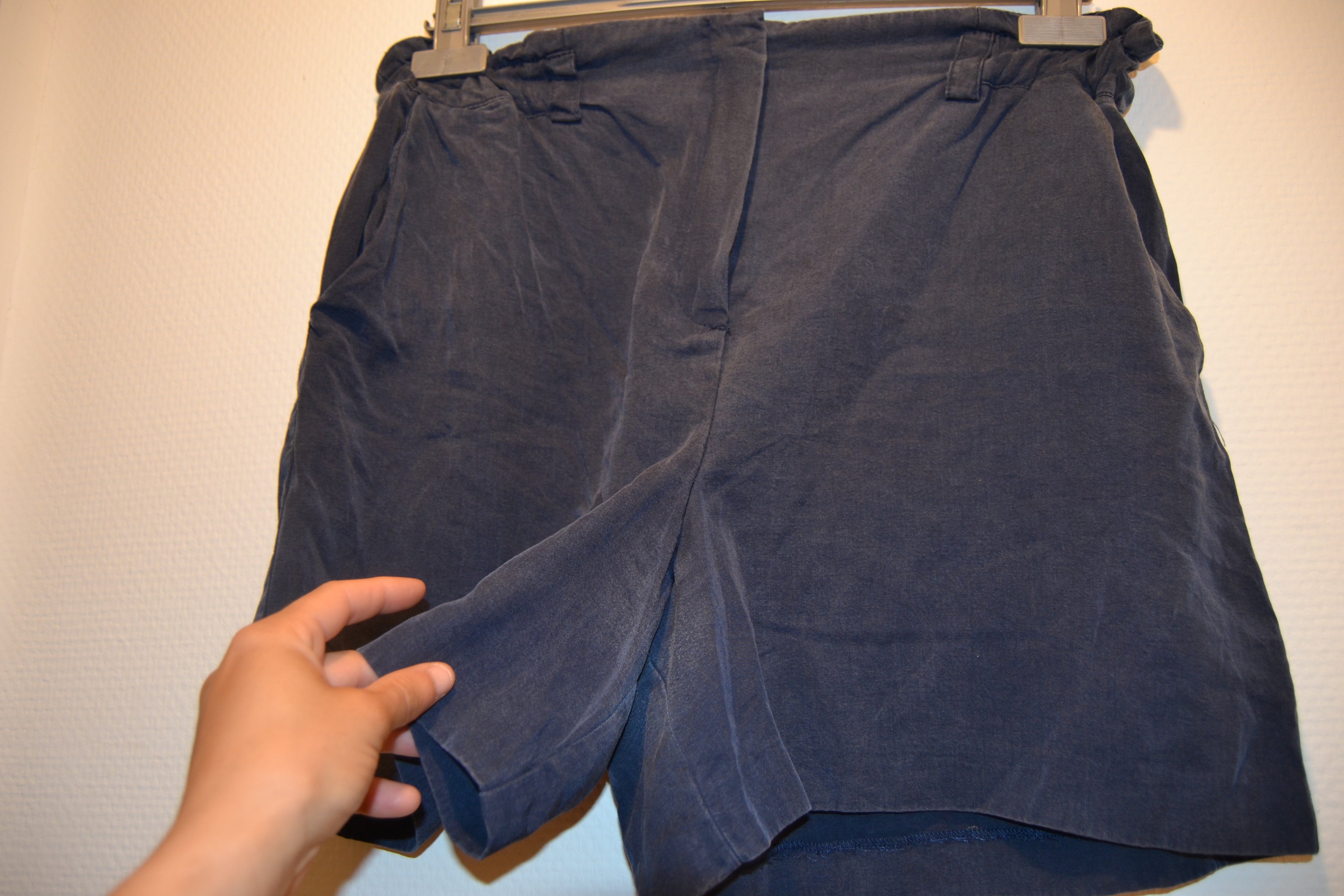 Short Camaïeu Bleu Marine Fluide - Taille 38