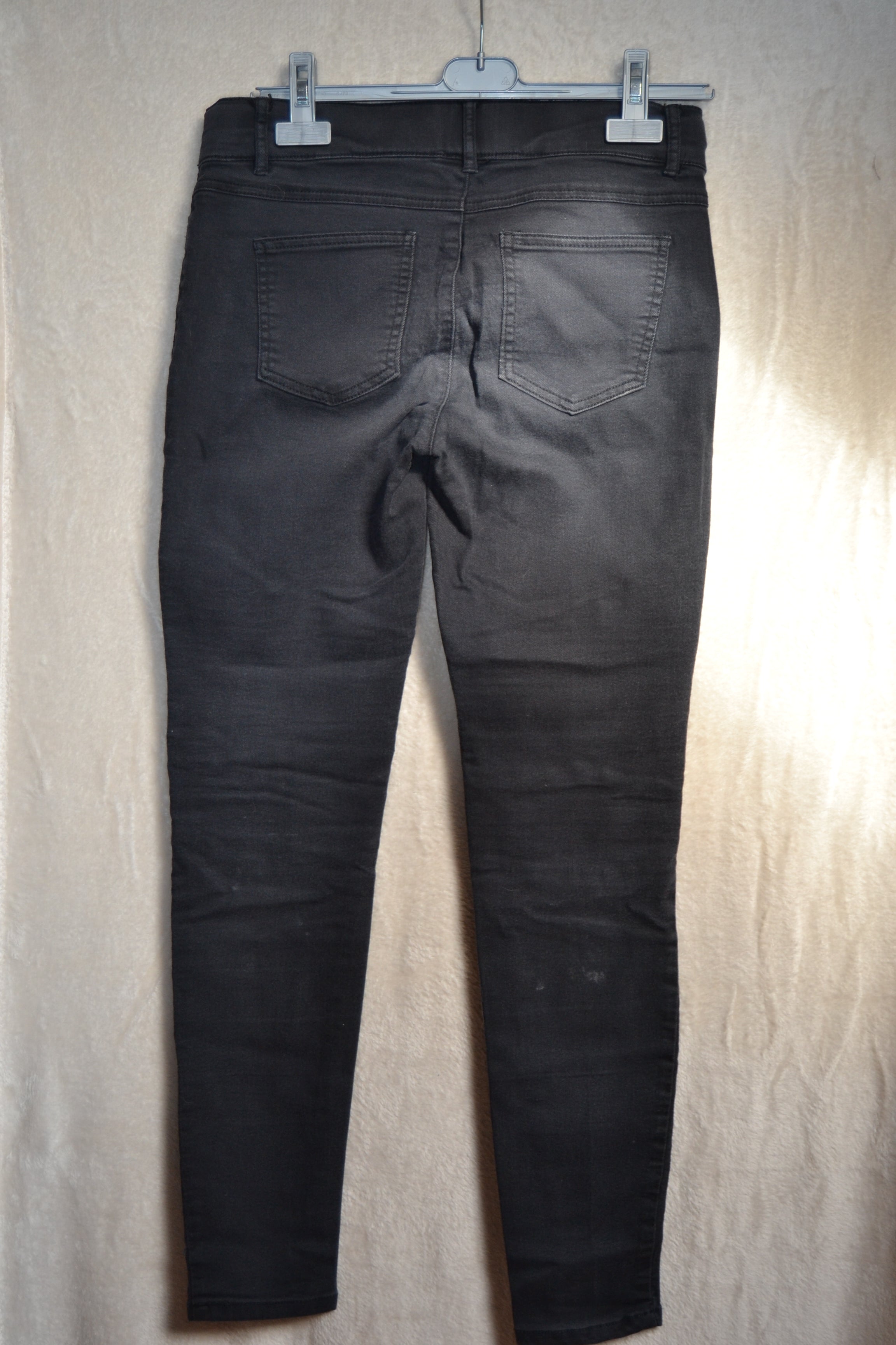 Jeggings Denim Noir Femme Taille M