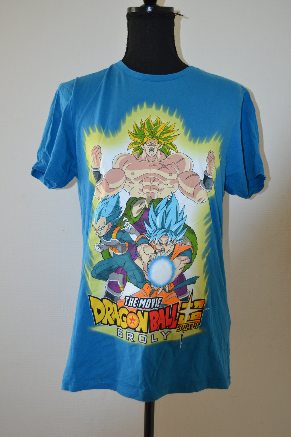 T-shirt bleu Dragon Ball Super : Broly – Taille M