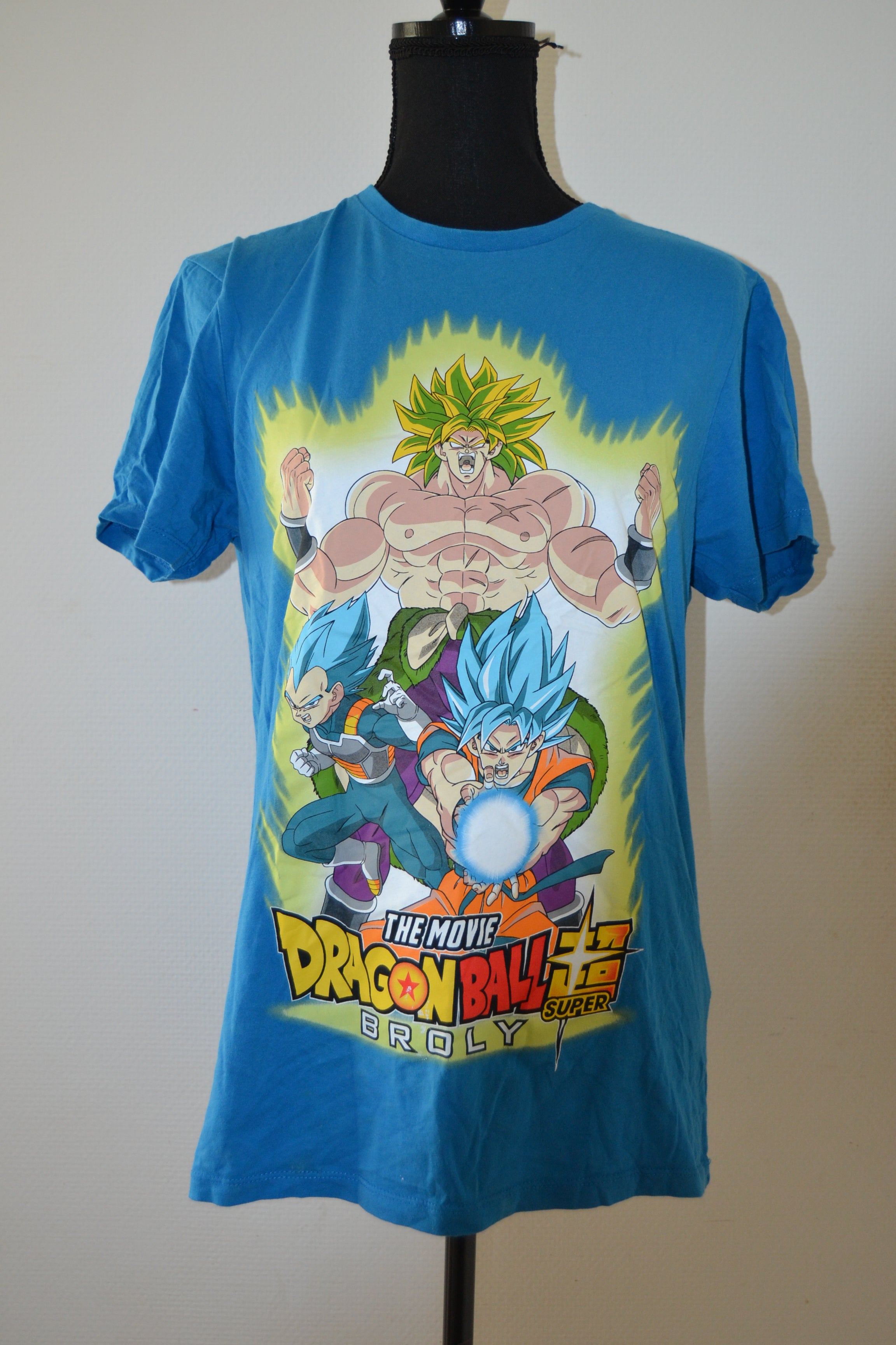 T-shirt bleu Dragon Ball Super : Broly – Taille M