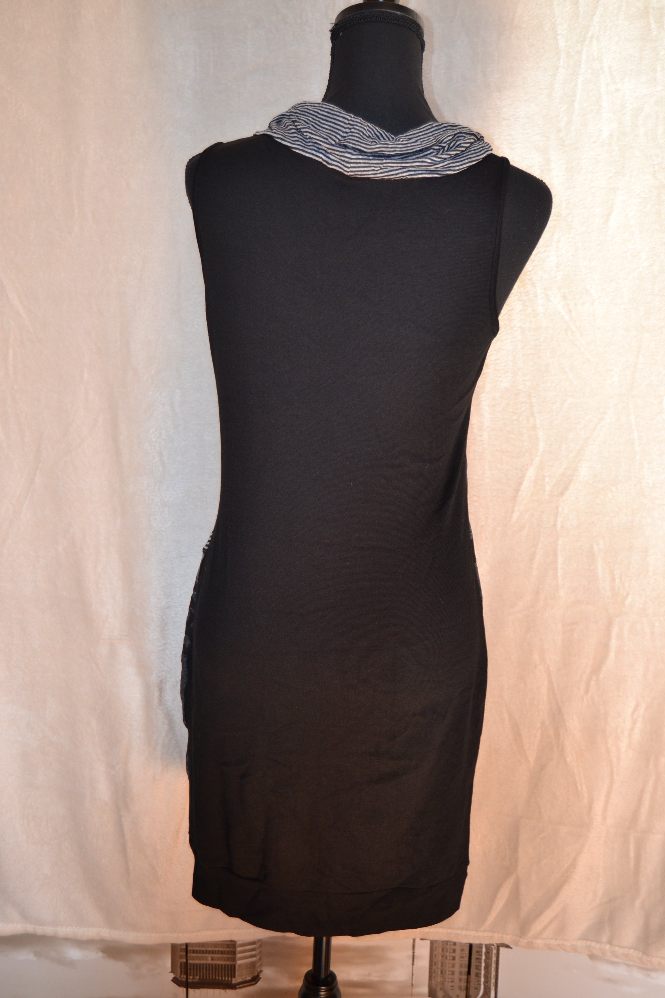 Robe Cache Cache — Gris & Noir Taille M