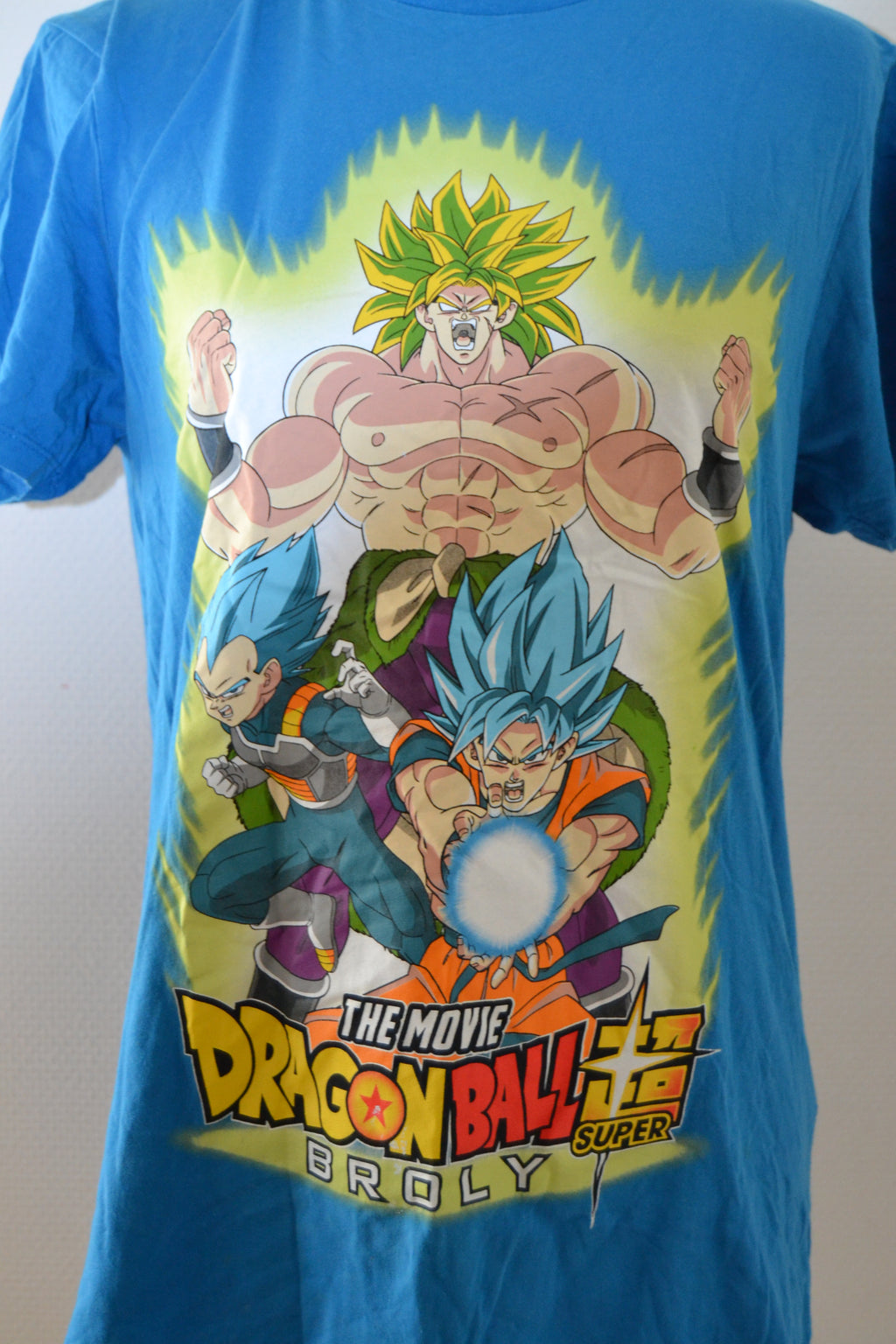 T-shirt bleu Dragon Ball Super : Broly – Taille M