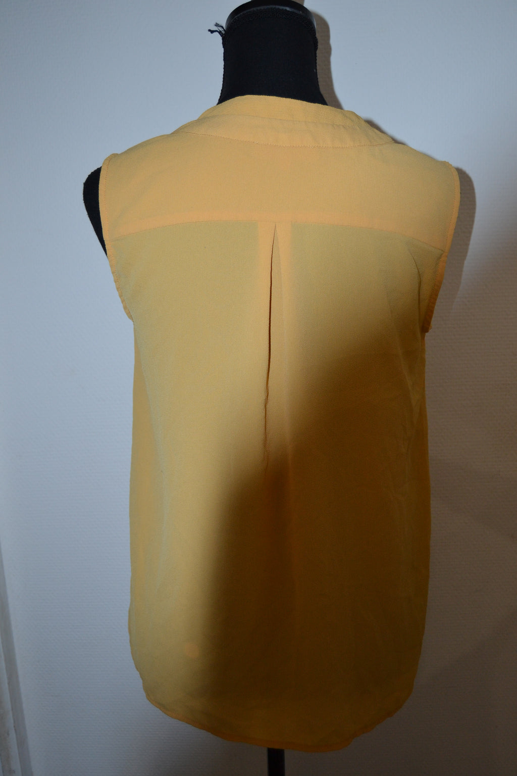 Chemisier sans manches jaune moutarde Grain de Malice – Taille 38