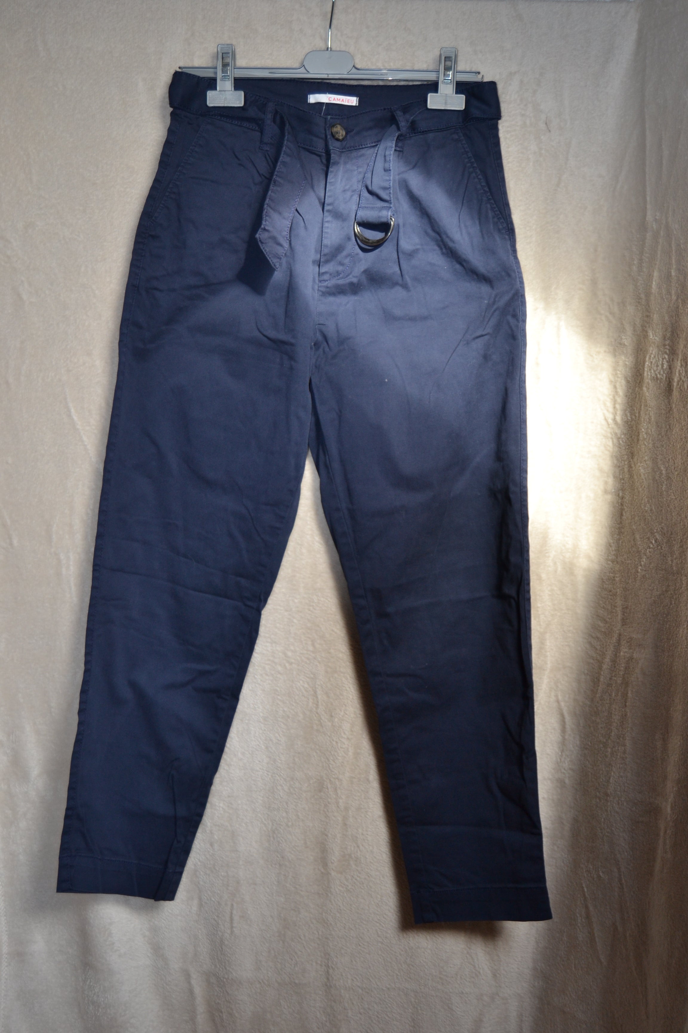 Pantalon Bleu Femme Taille 38 - Camaïeu