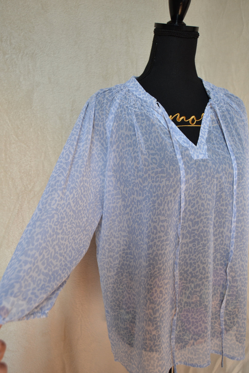 Blouse Femme Bleue Transparente Blancheporte – Taille 46