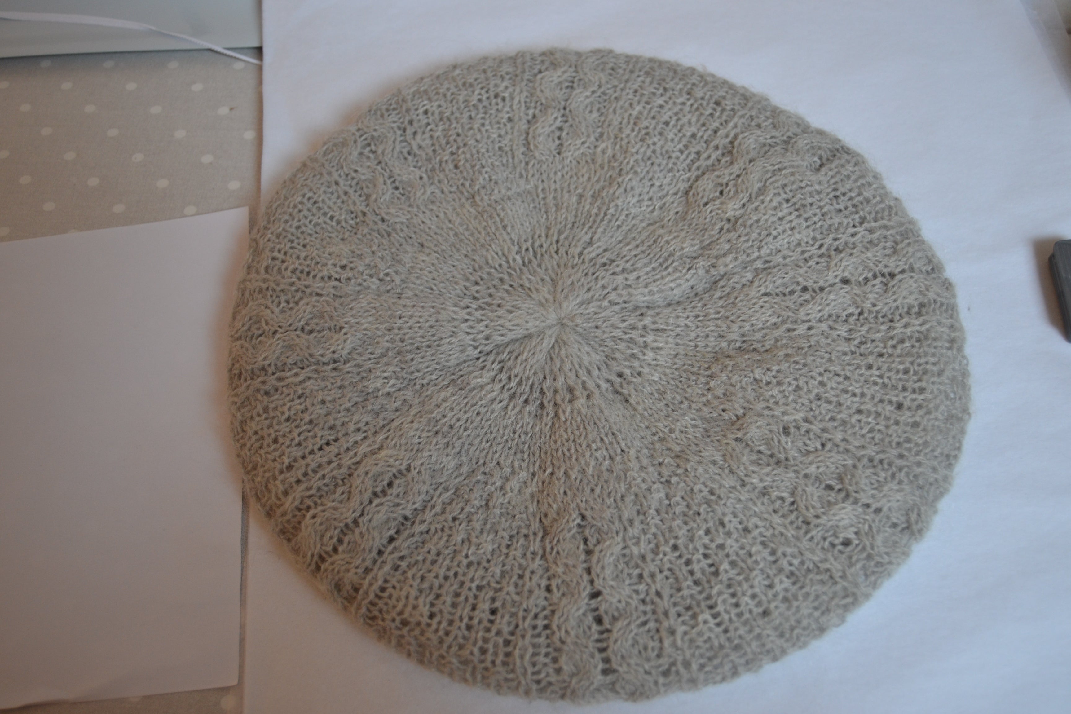 Beret/Chapeau femme gris