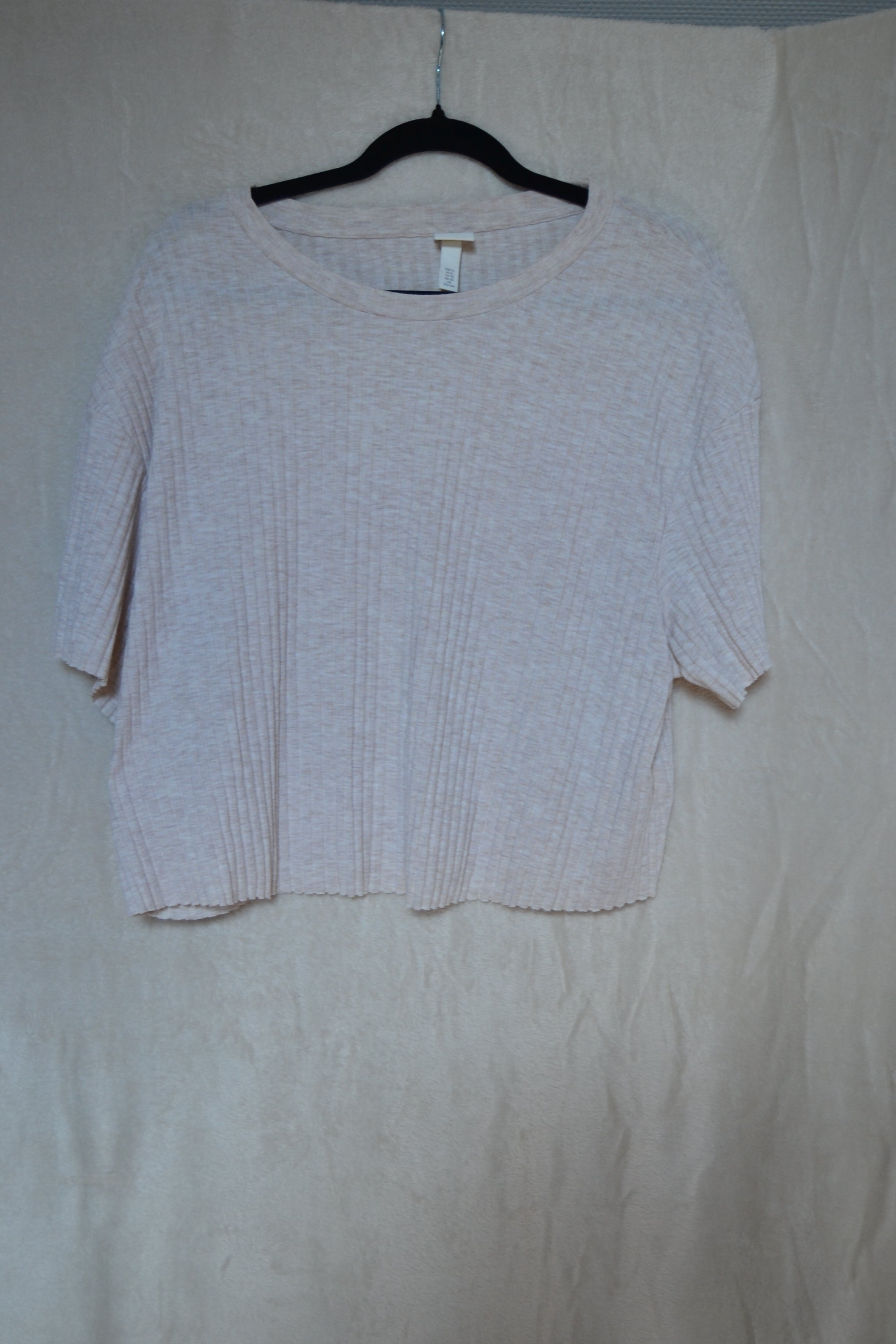 Pull Crop Top Crème H&M — Taille XL
