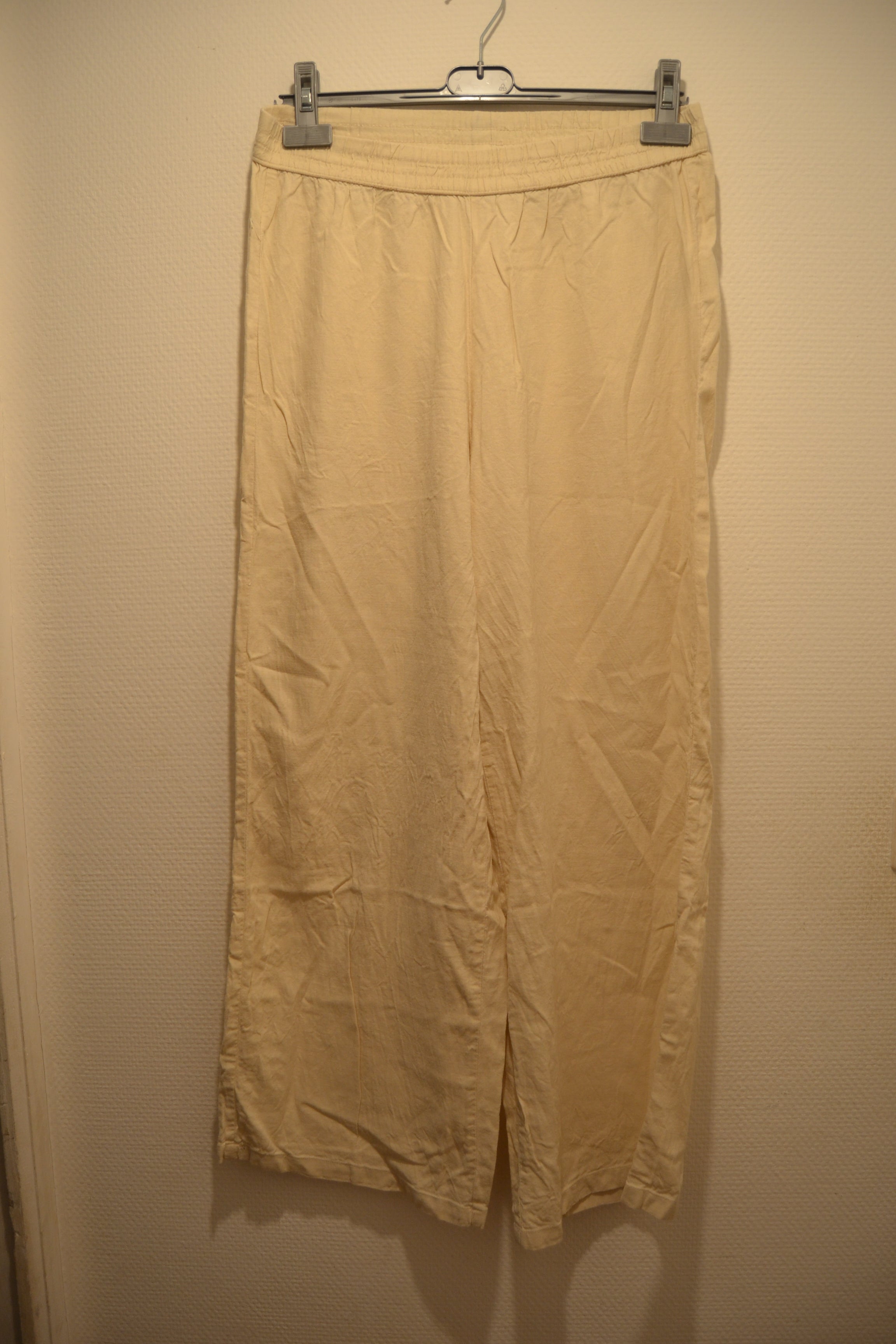 Pantalon fluide léger en lin et viscose Esmara – Taille 40