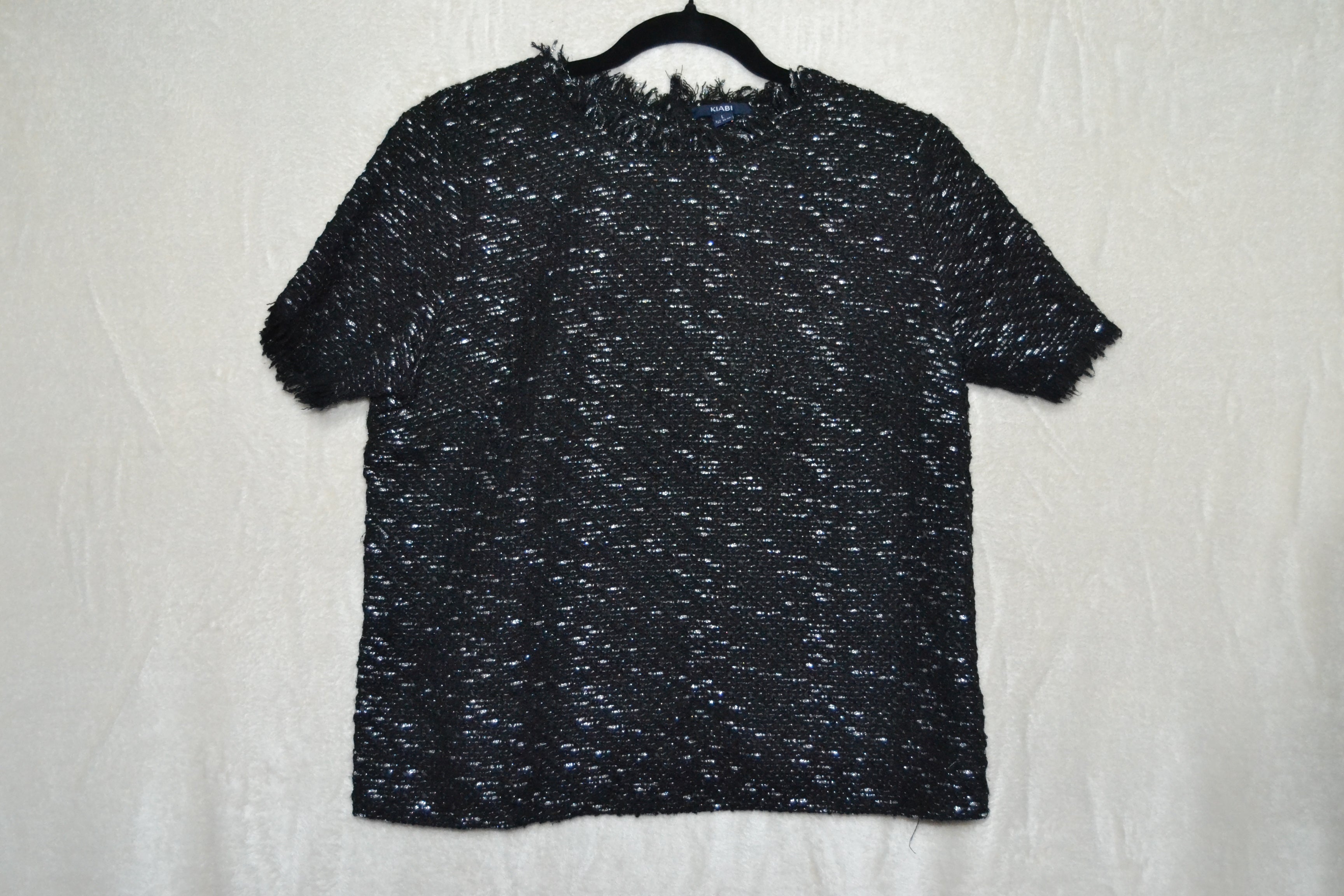 Pull Manches 3/4 Noir – Kiabi | Taille L