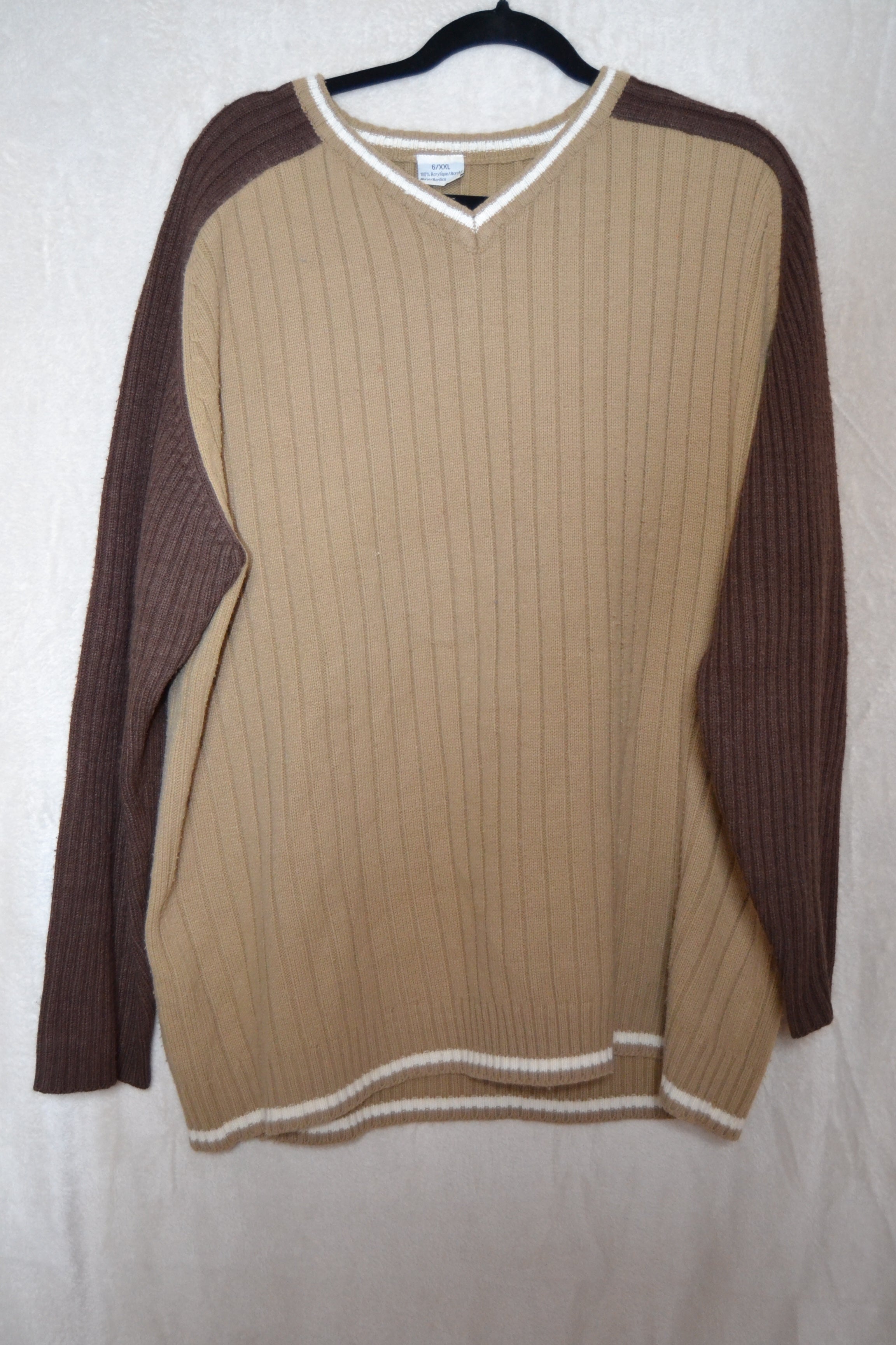 Pull Homme XXL – 100% Acrylique, Coupe Ample