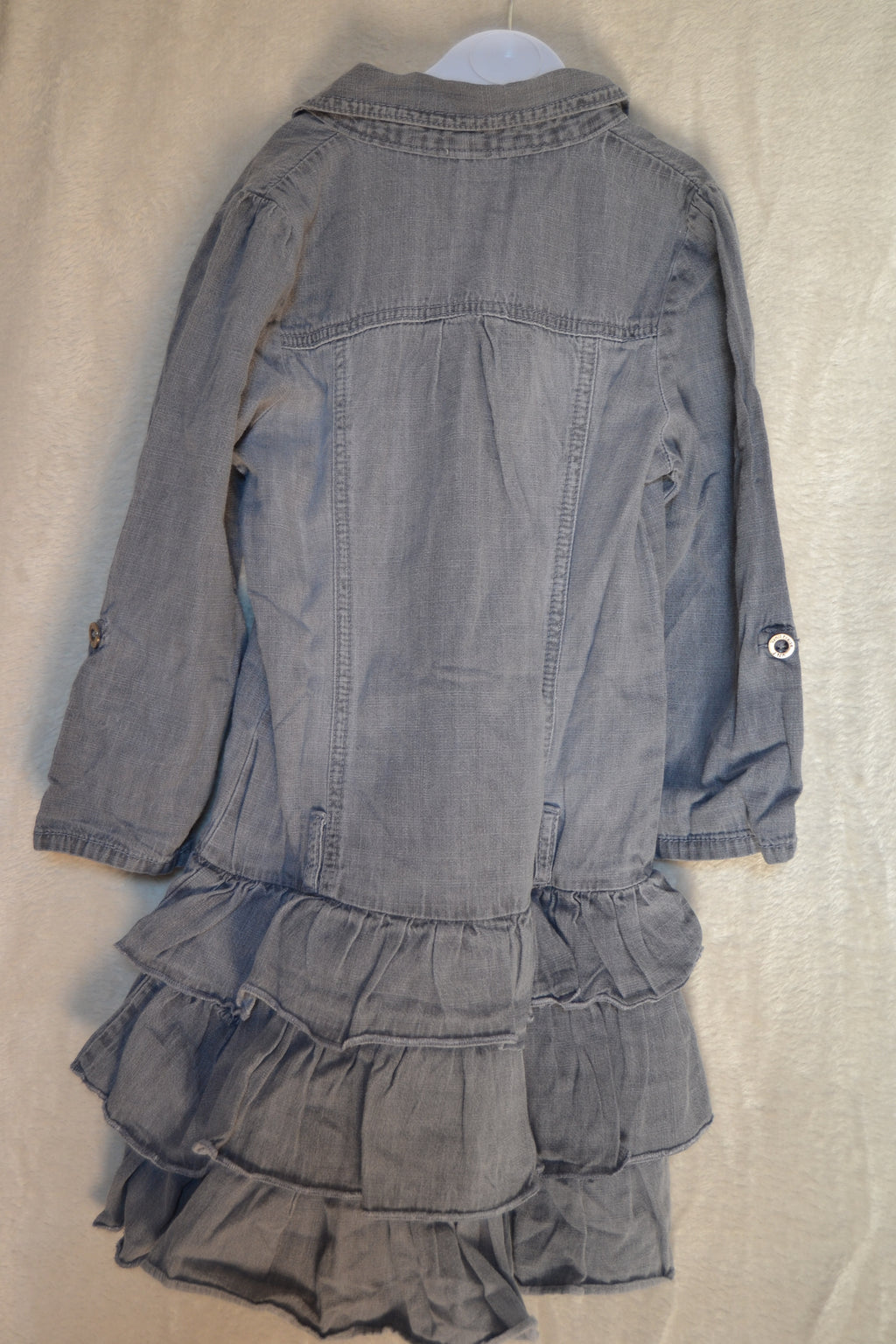Robe en Jean Vynil Fraise — Taille 8 ans