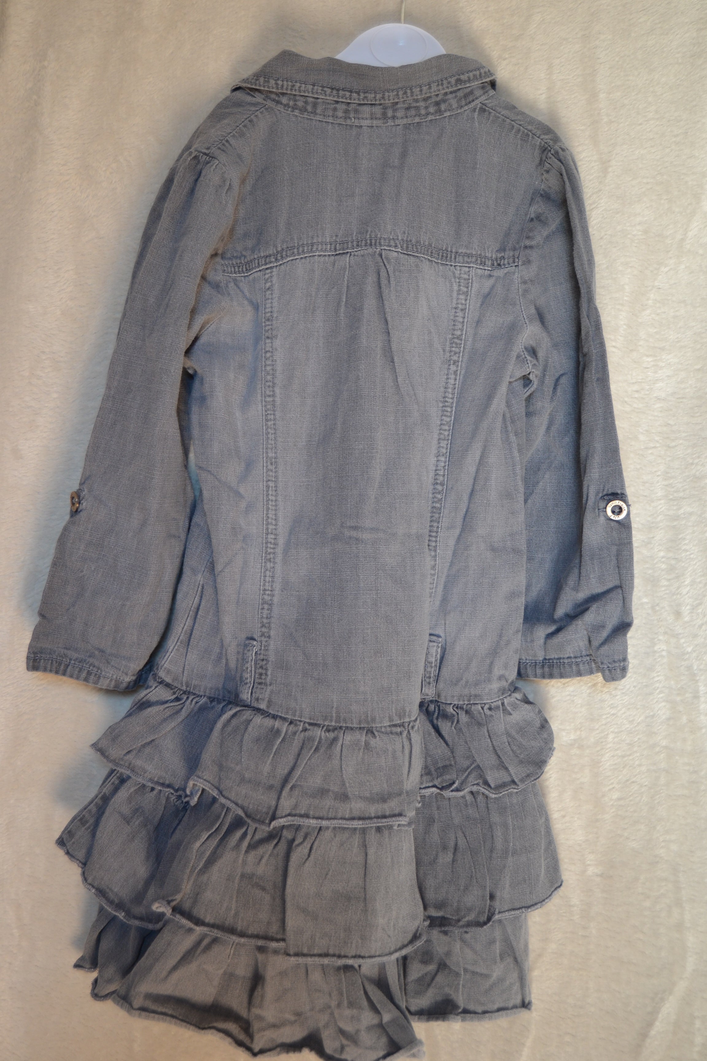 Robe en Jean Vynil Fraise — Taille 8 ans