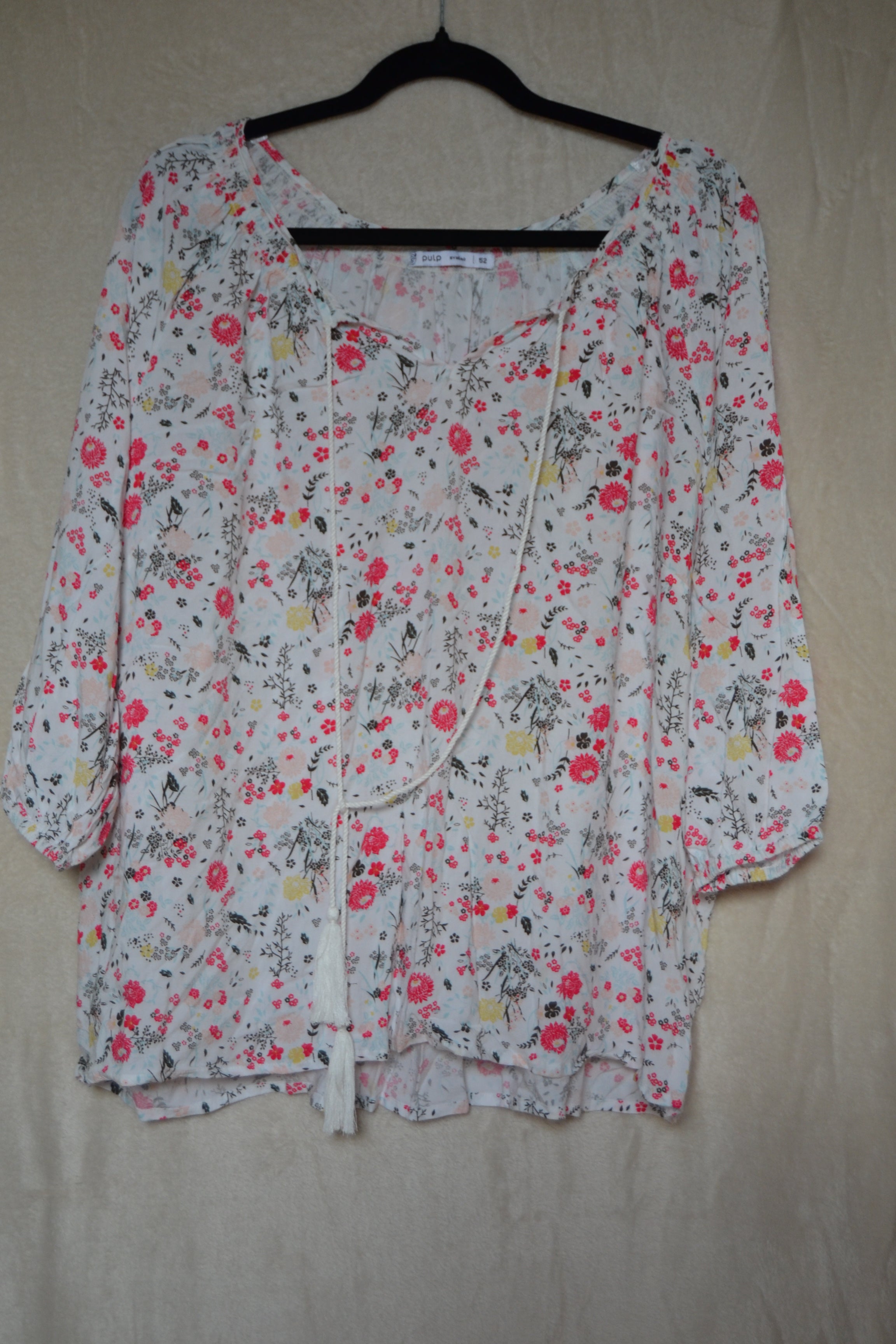 Blouse Fleurie Gémo — Taille 52