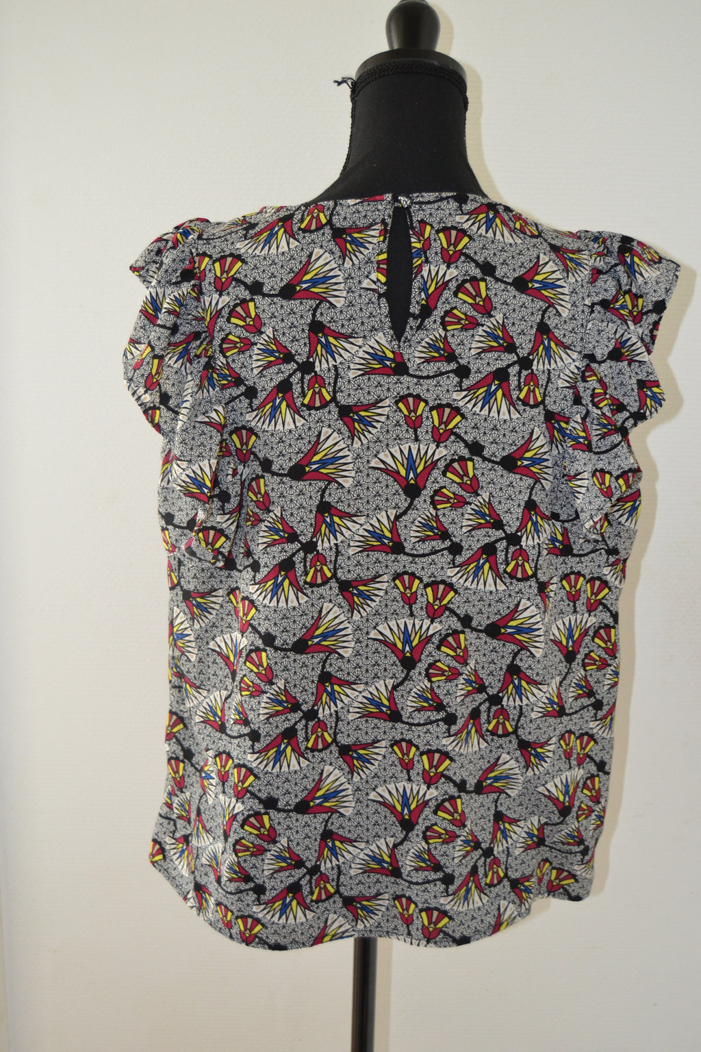 Haut fluide à motifs graphiques Kiabi – Taille XL