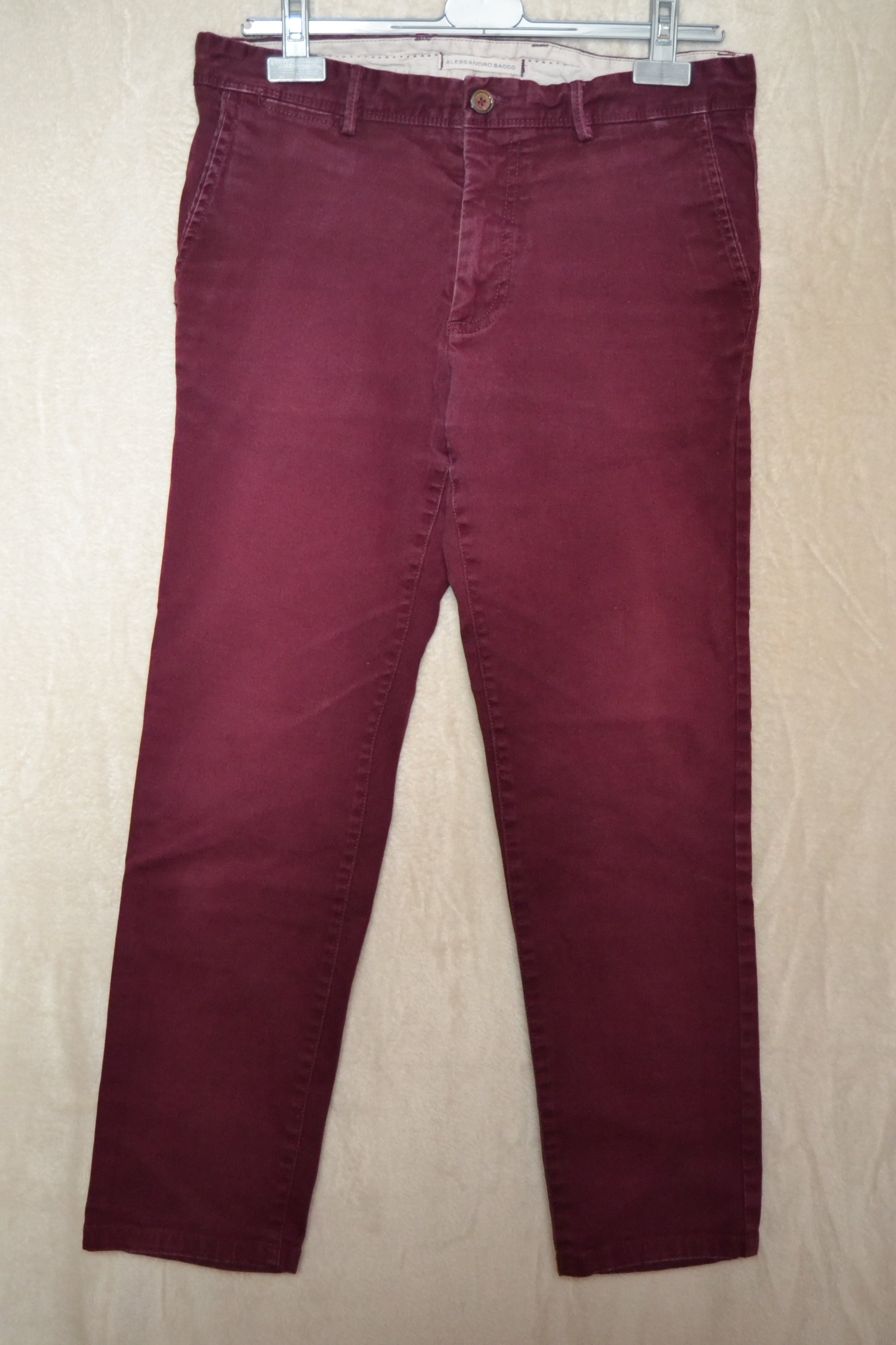Chino Bordeaux Taille 42
