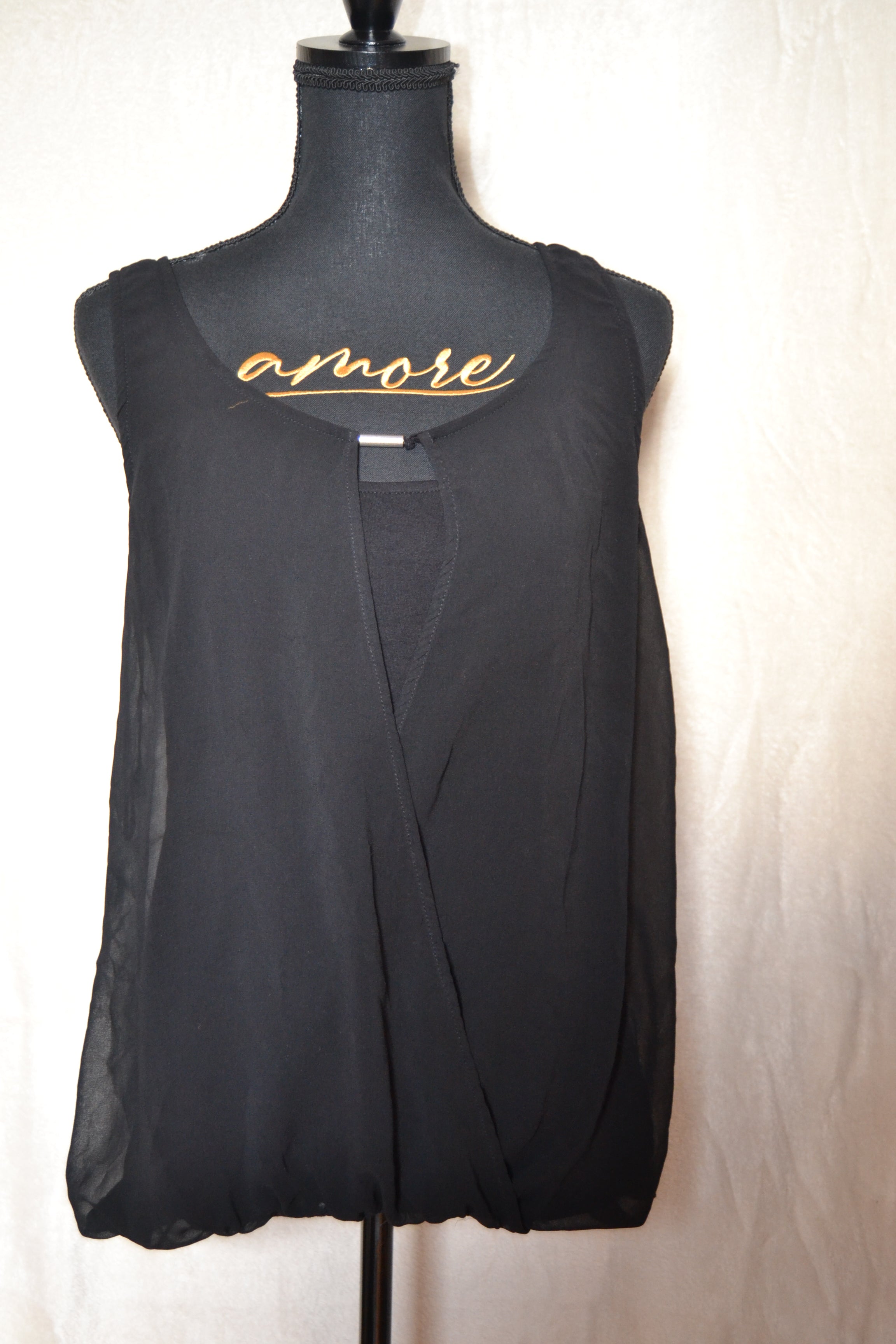 Débardeur Noir Grain de Malice — Taille L