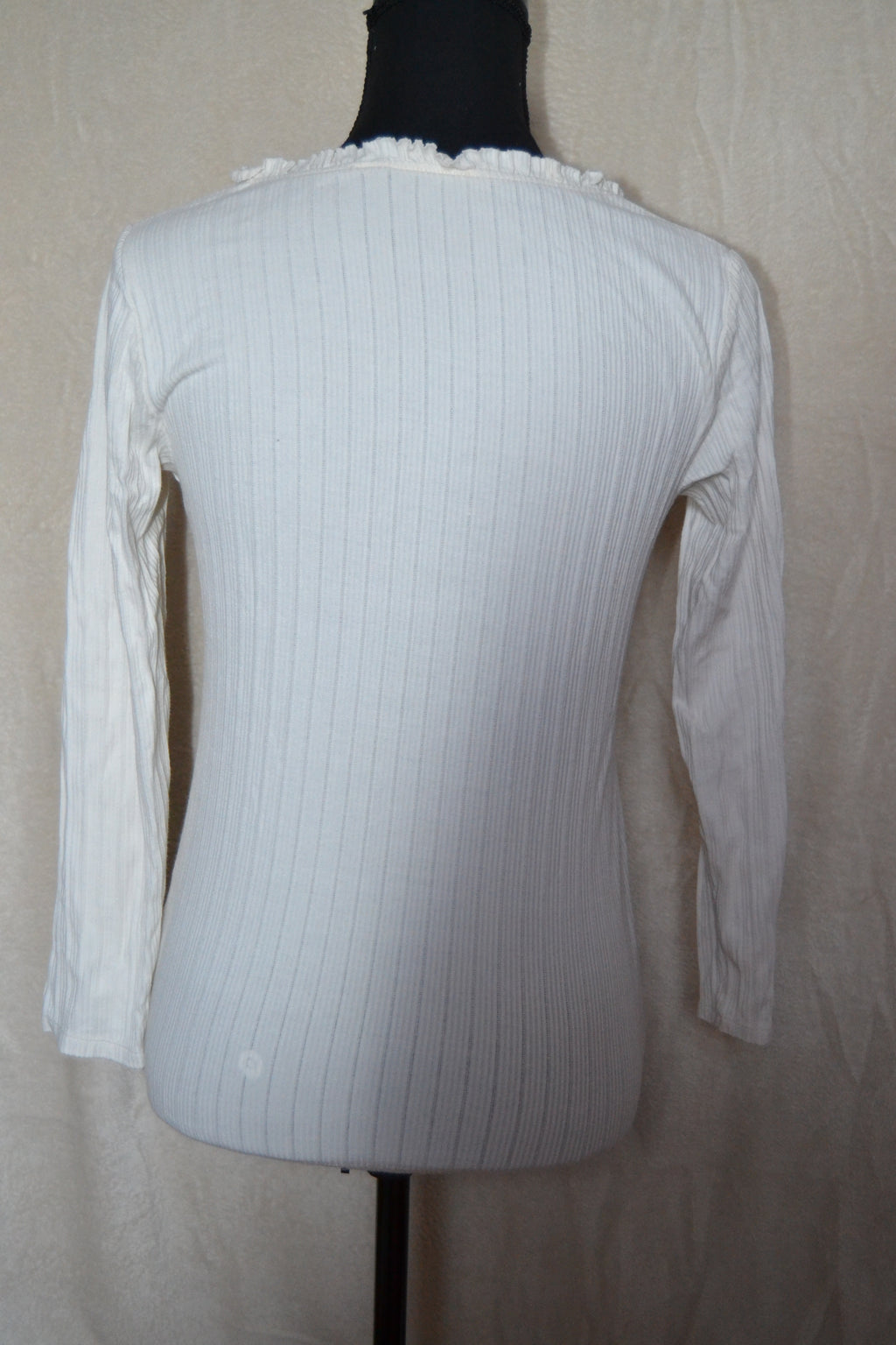 T-shirt Manches Longues Crème – Kiabi | Taille S