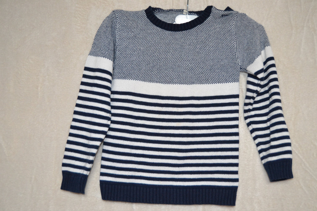 Pull à Rayures 8 ans – Coton & Acrylique