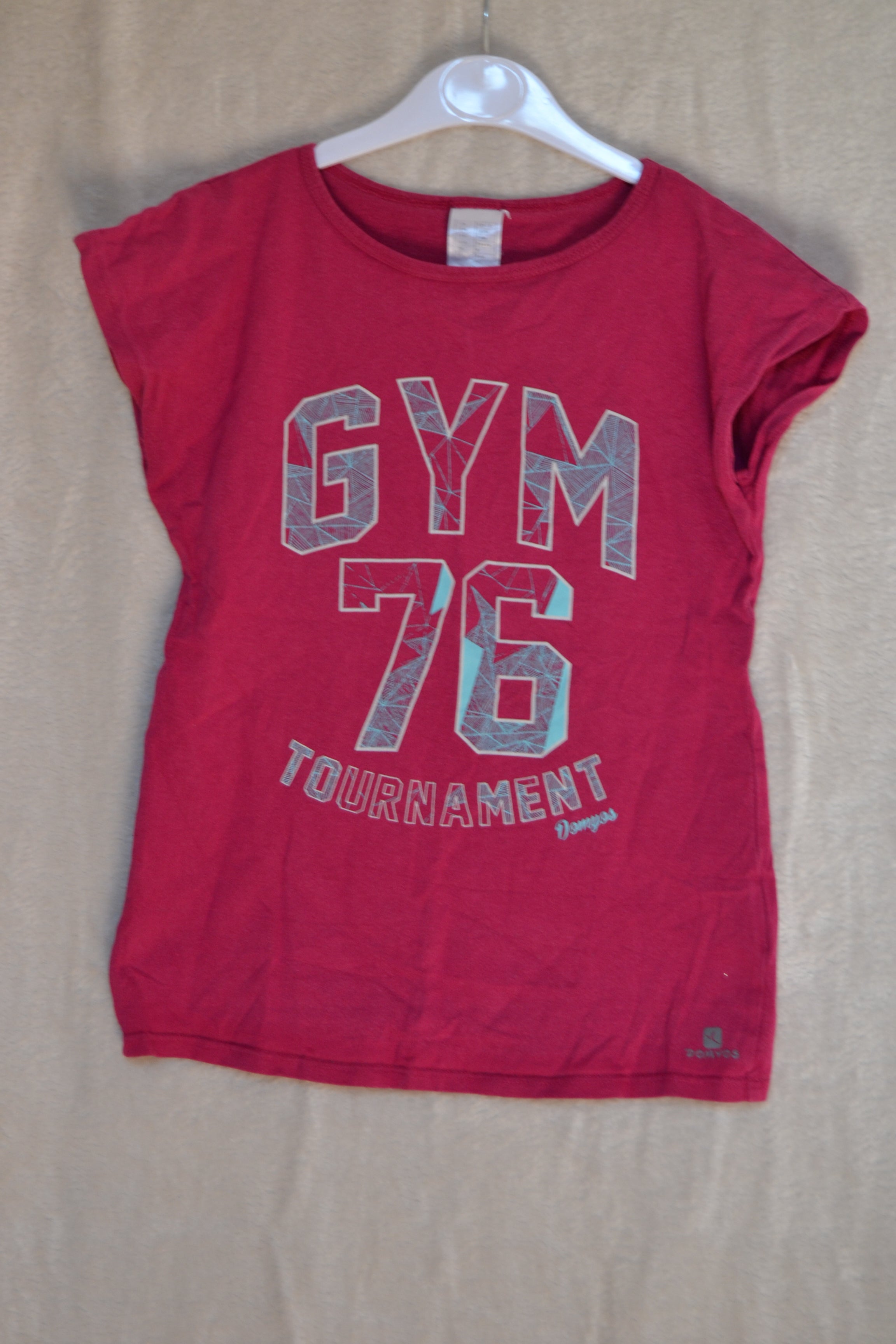T-shirt Sport Rose Domyos — Taille 8 ans