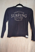 T-shirt Manches Longues Bleu Marine Hoalen 10 ans