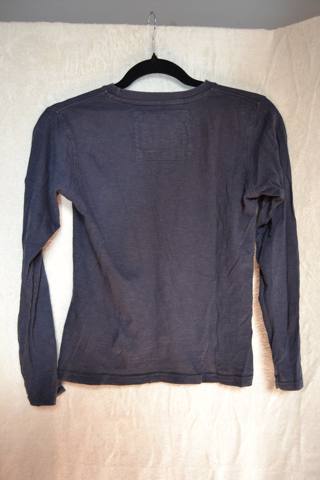 T-shirt Manches Longues Bleu Marine Hoalen 10 ans