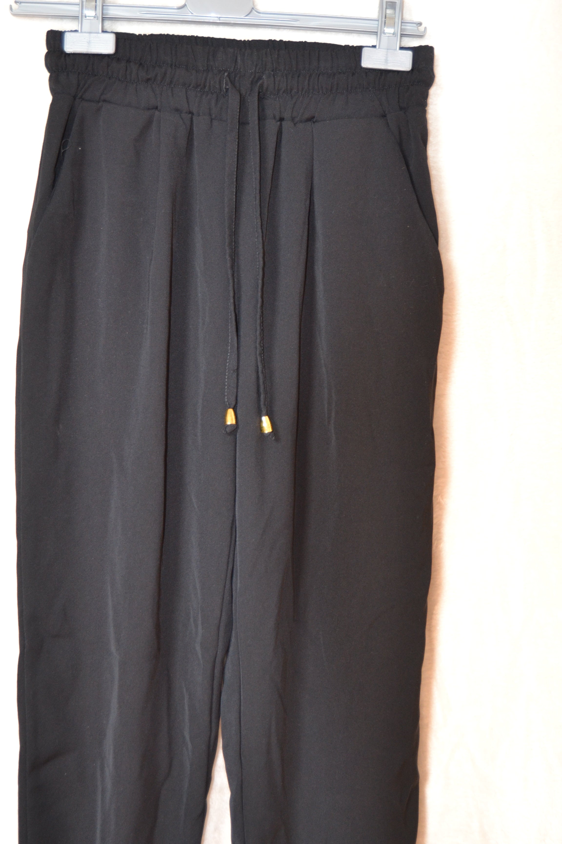 Pantalon Noir Femme Ema Blues – Taille S – 100% Polyester