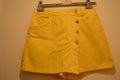 Jupe-short en jean jaune Daphnea Paris – Taille M