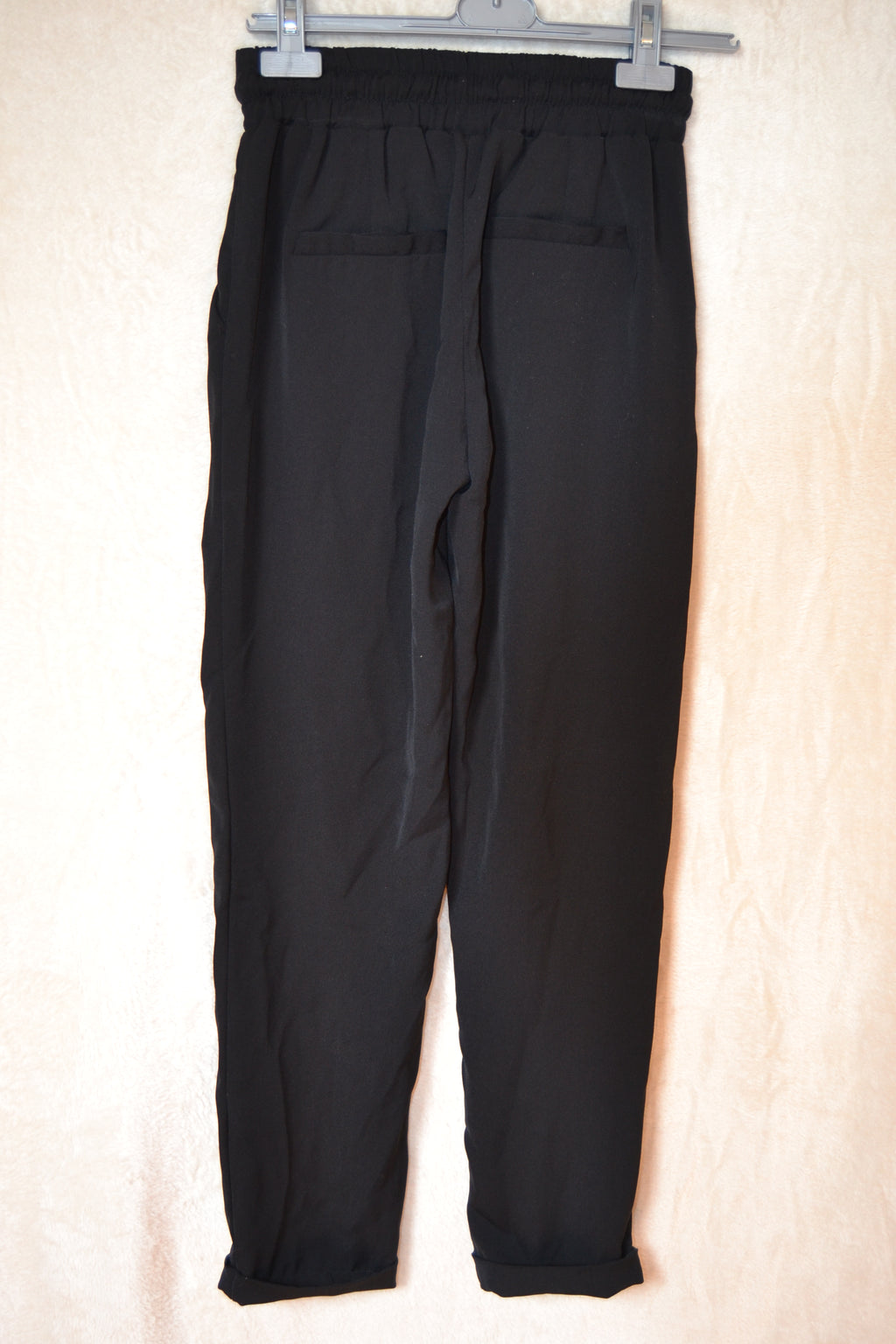 Pantalon Noir Femme Ema Blues – Taille S – 100% Polyester