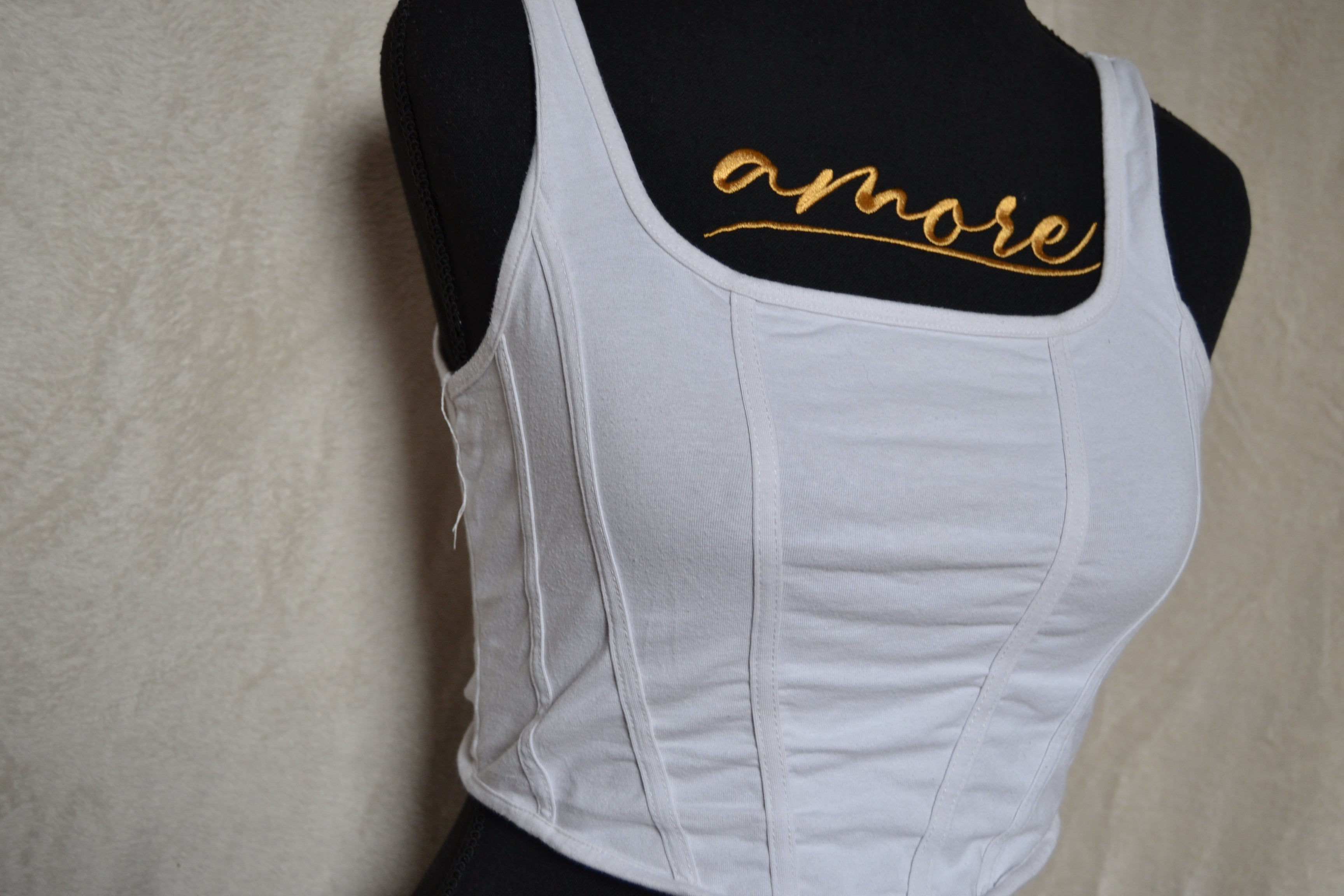 Crop top blanc femme taille M Shein