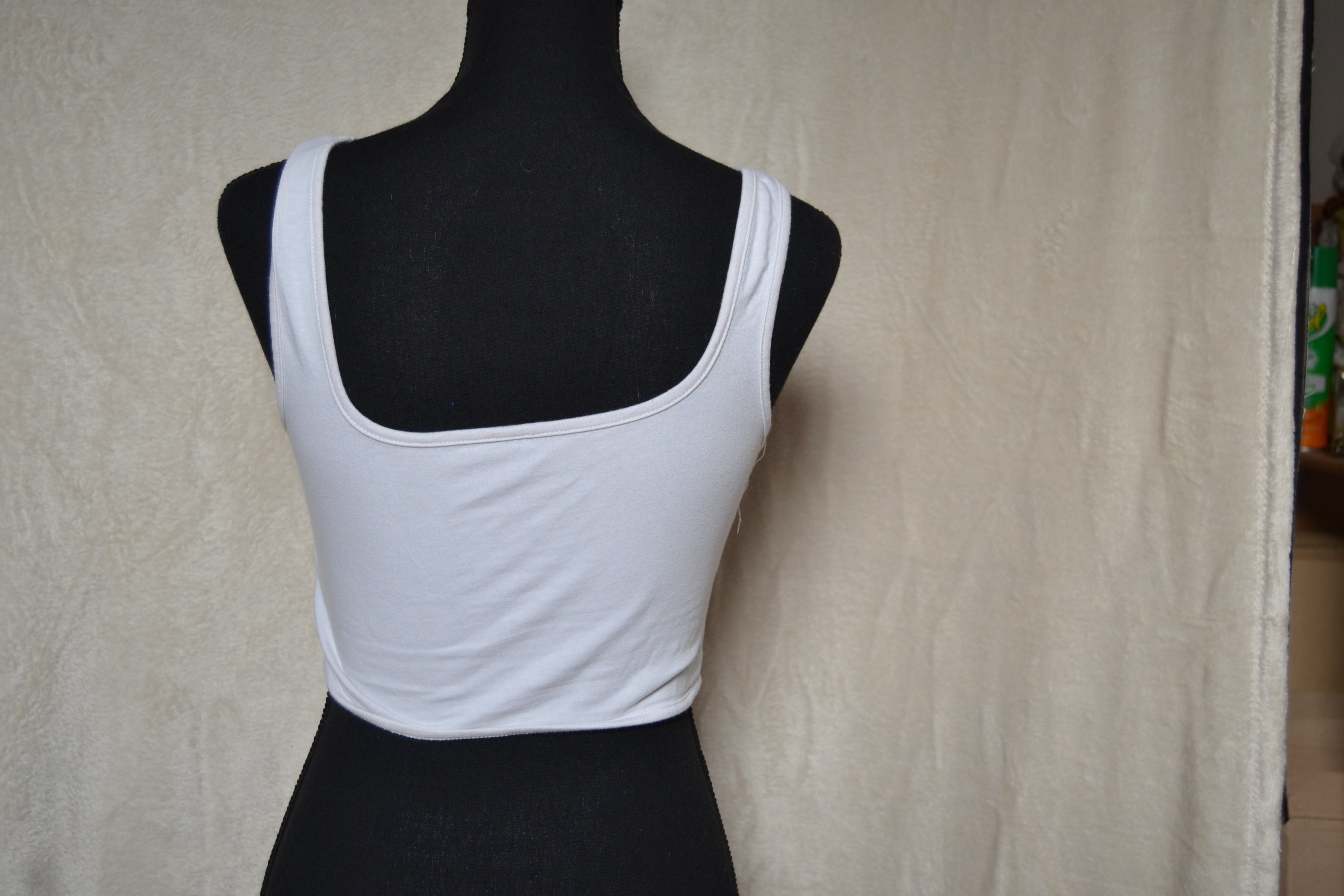 Crop top blanc femme taille M Shein