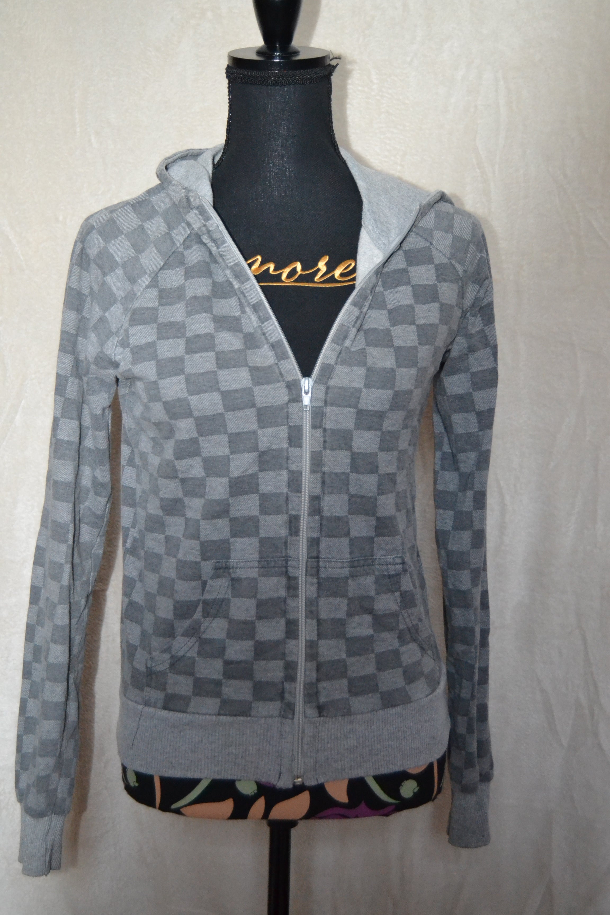 Veste à Carreaux Grise – Mim | Taille S