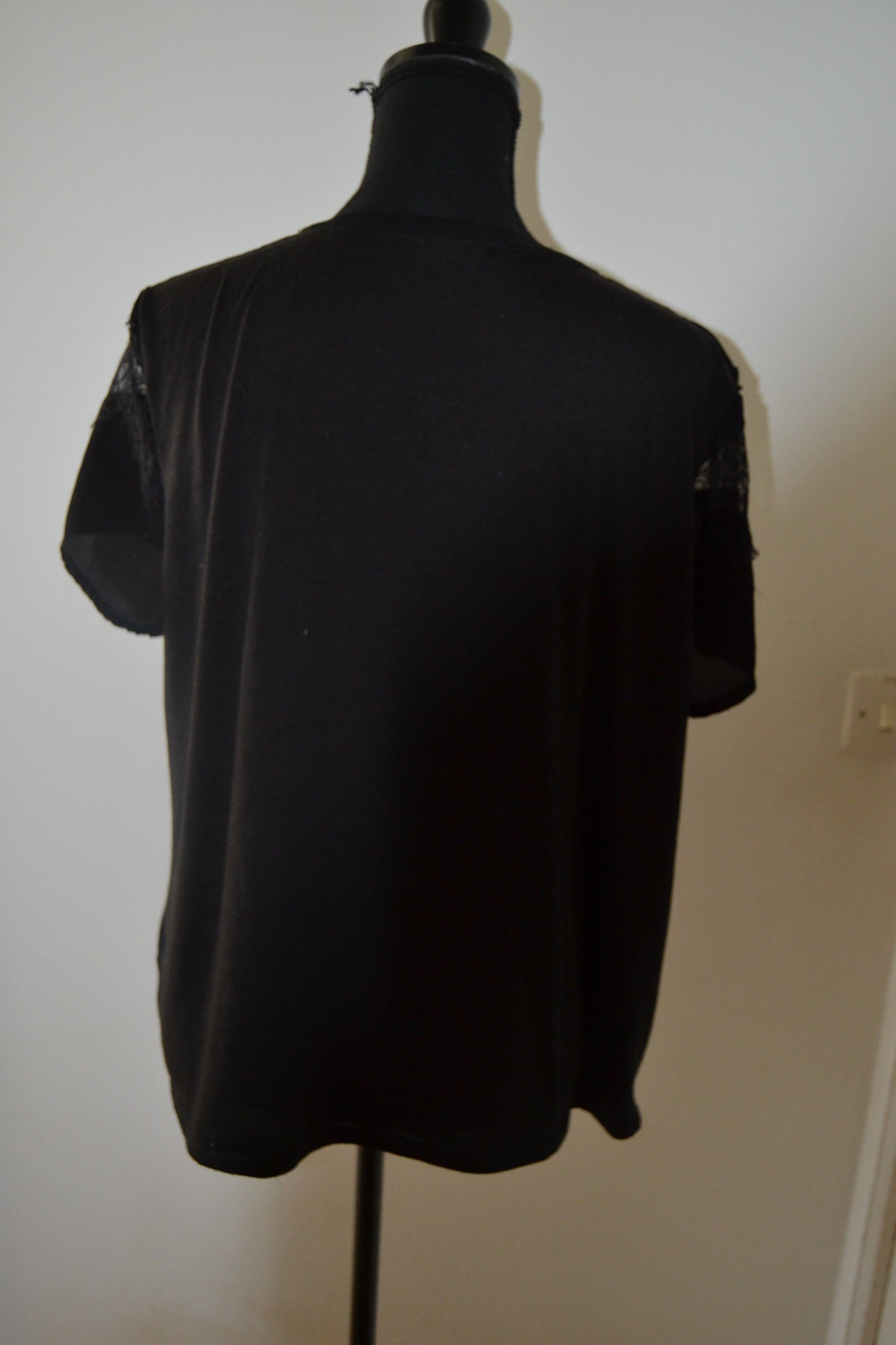 T-shirt fluide noir Gémo – Taille XL
