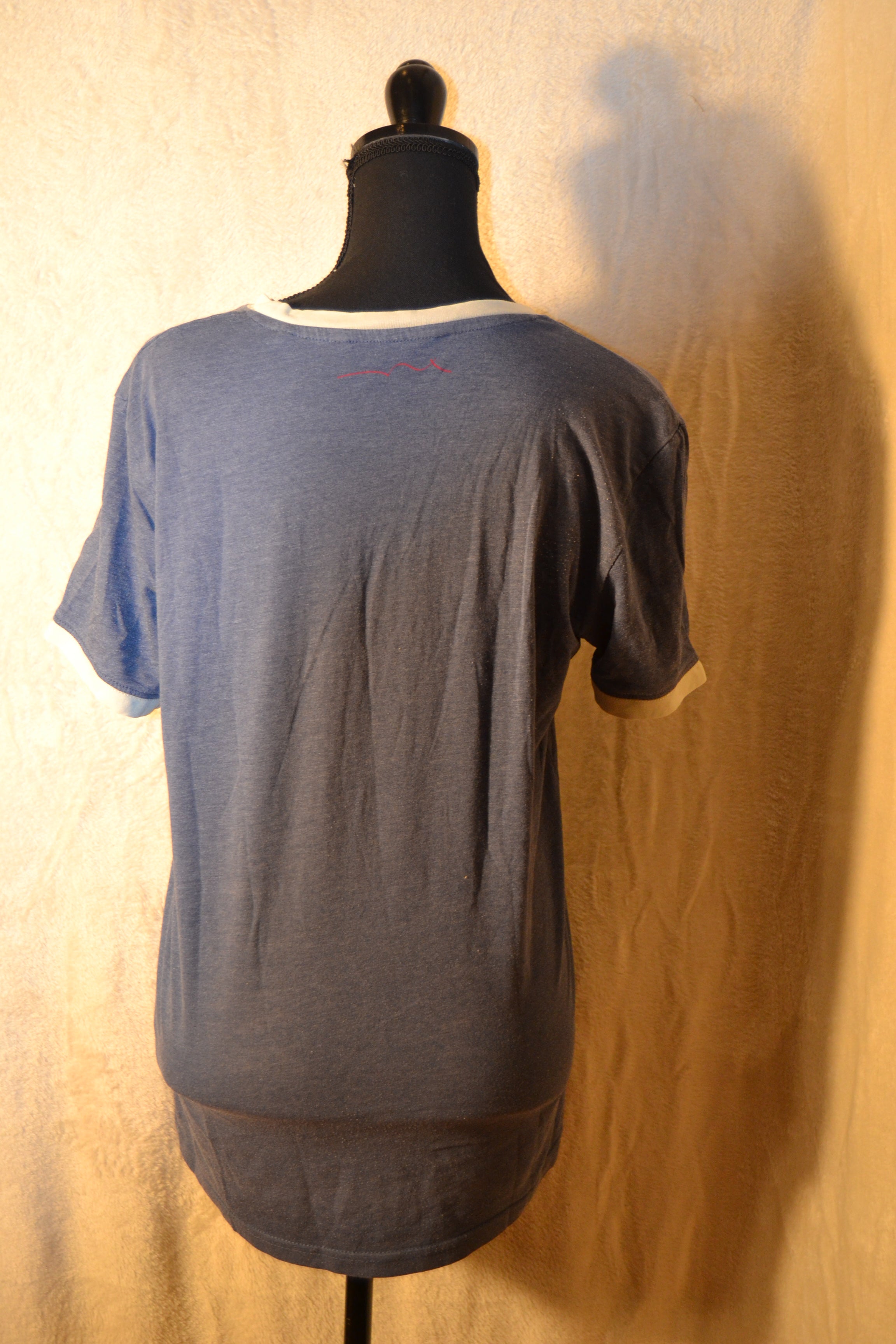 T-shirt Bleu Homme Taille L - Teddy Smith