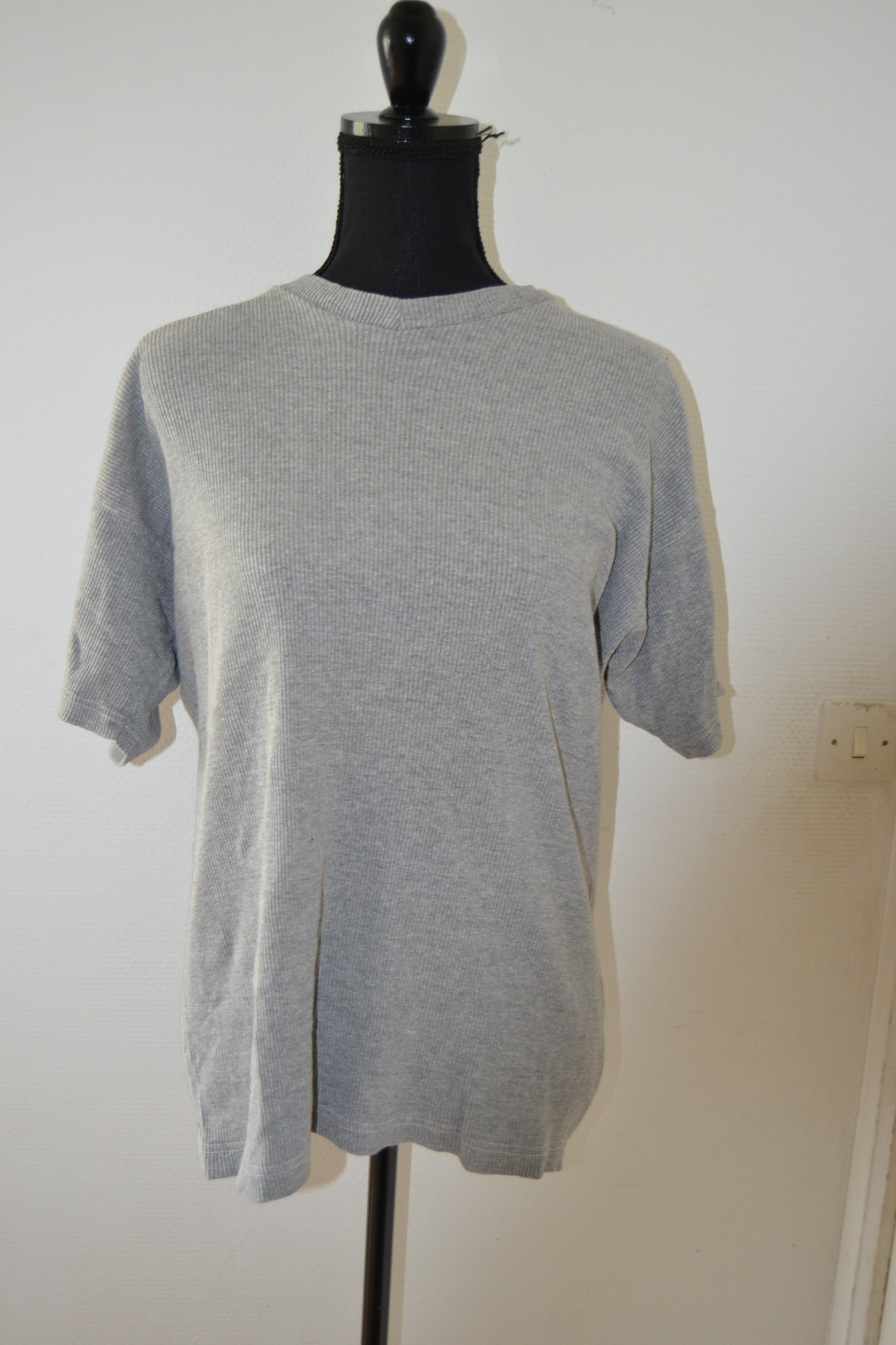 T-shirt Harry Kayn Gris Chiné 100% Coton – Taille L | Seconde Main