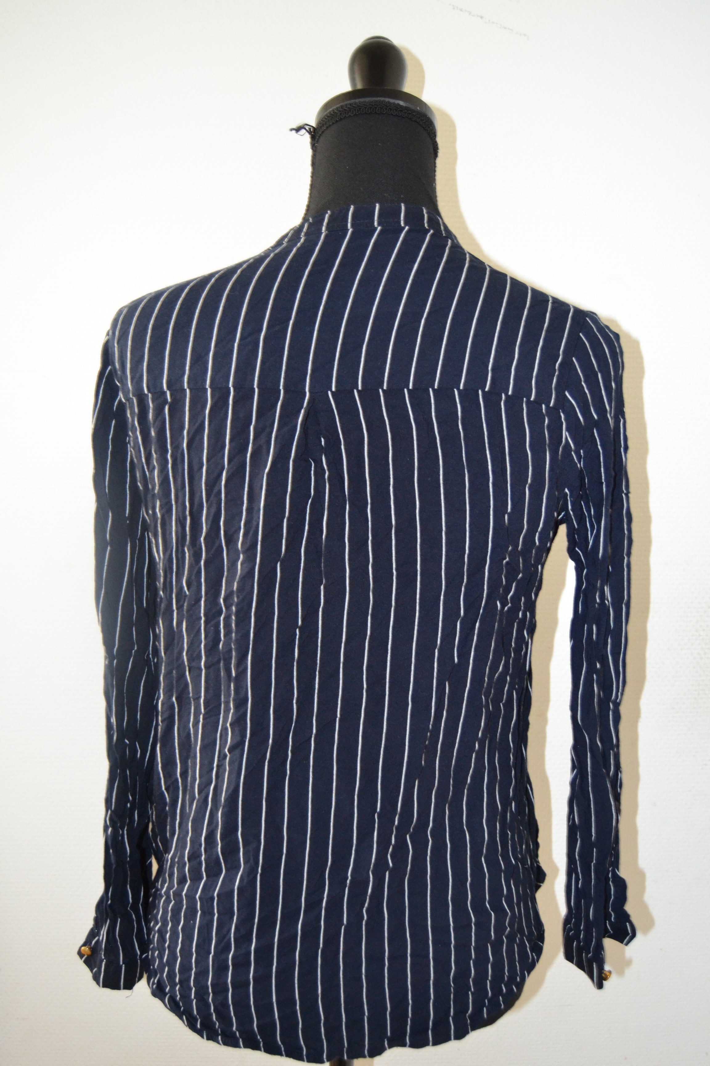 Chemise fluide à rayures Milas.91 – Taille 42 / XL – 100% Viscose