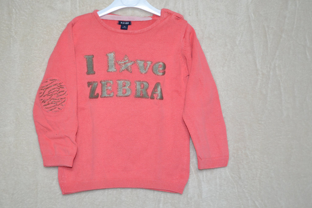 Pull rose Kiabi – 3 ans
