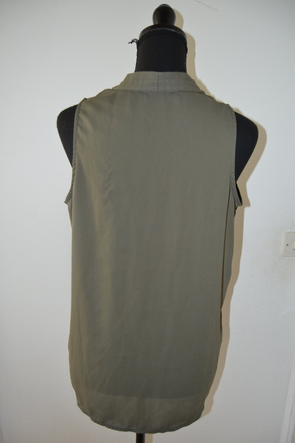Débardeur fluide kaki / vert olive Atmosphere – Taille 40