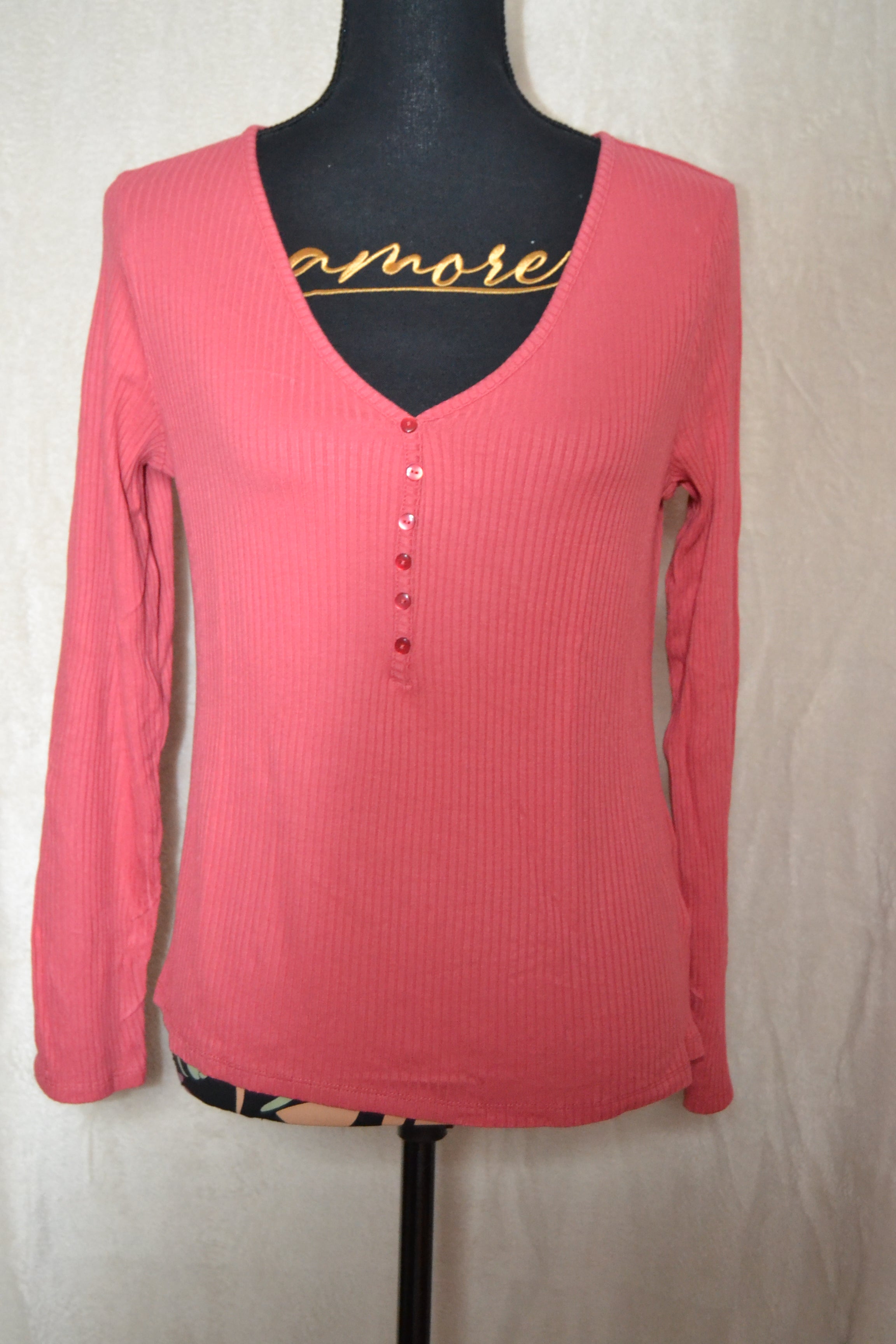 Pull Rose Corail Camaïeu Taille L