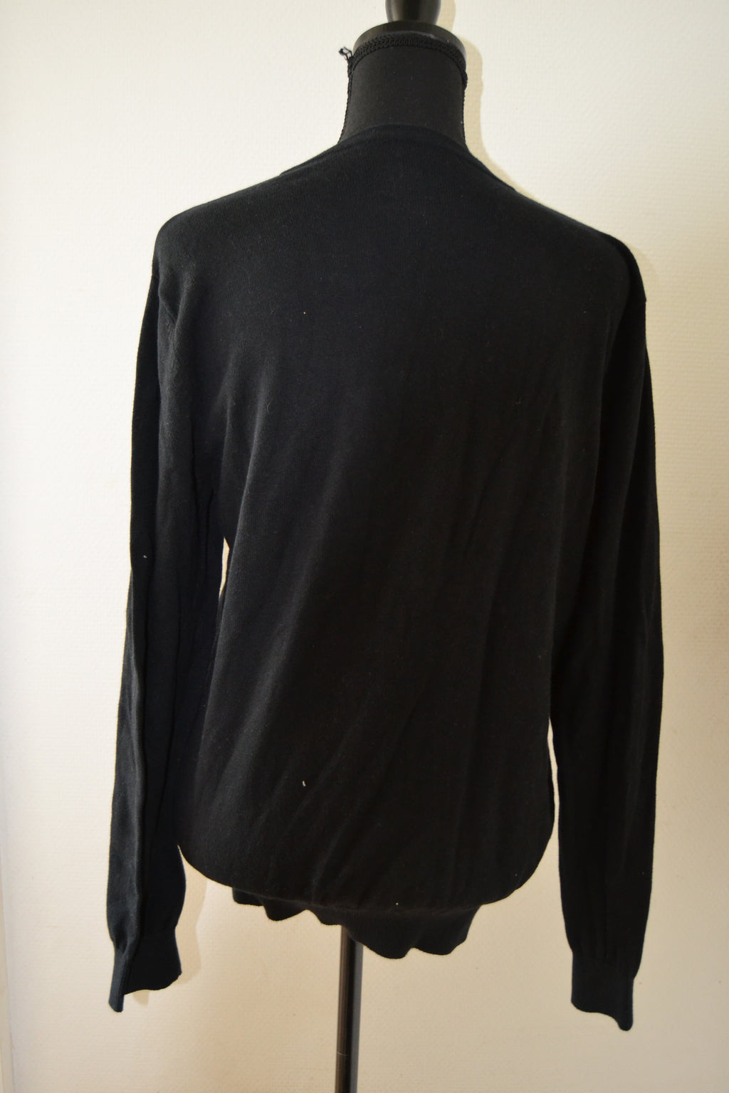 Pull Celio Noir Col Tunisien – Taille M | Seconde Main