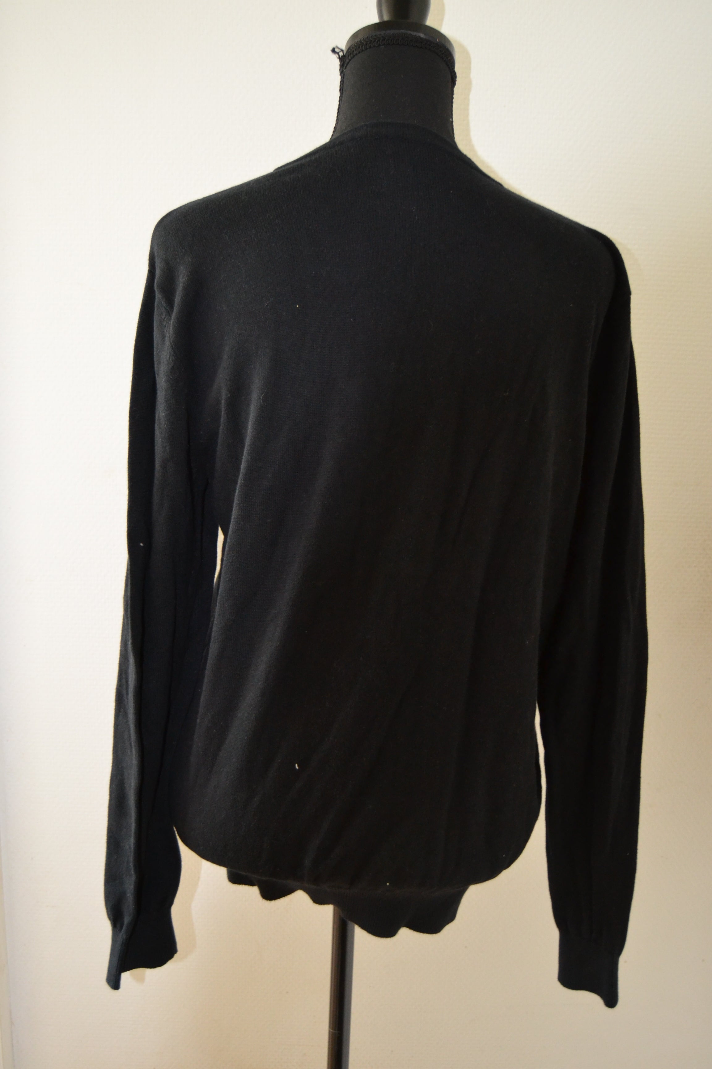 Pull Celio Noir Col Tunisien – Taille M | Seconde Main