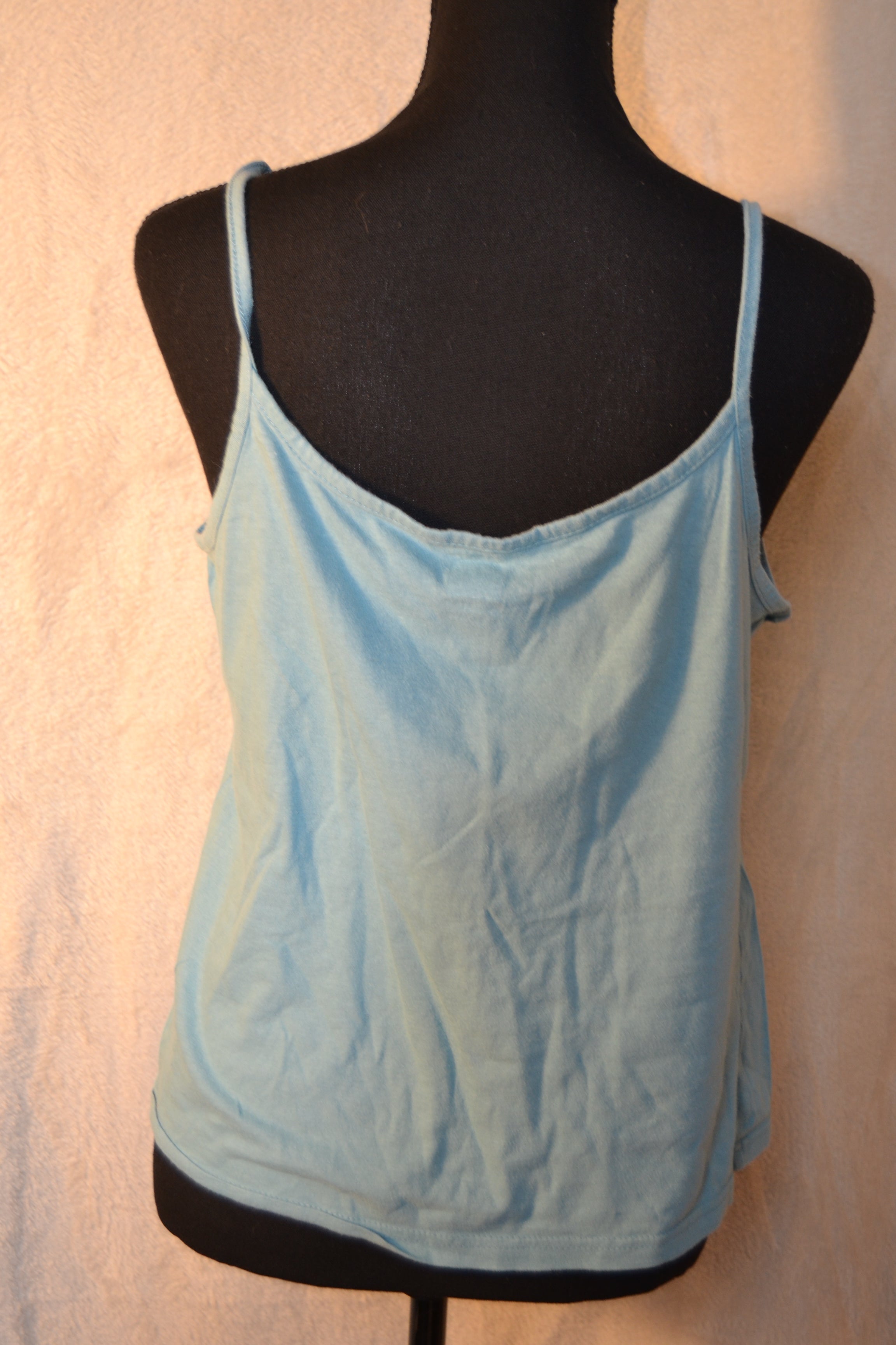 Débardeur bleu grande taille 46-48 Tissaia