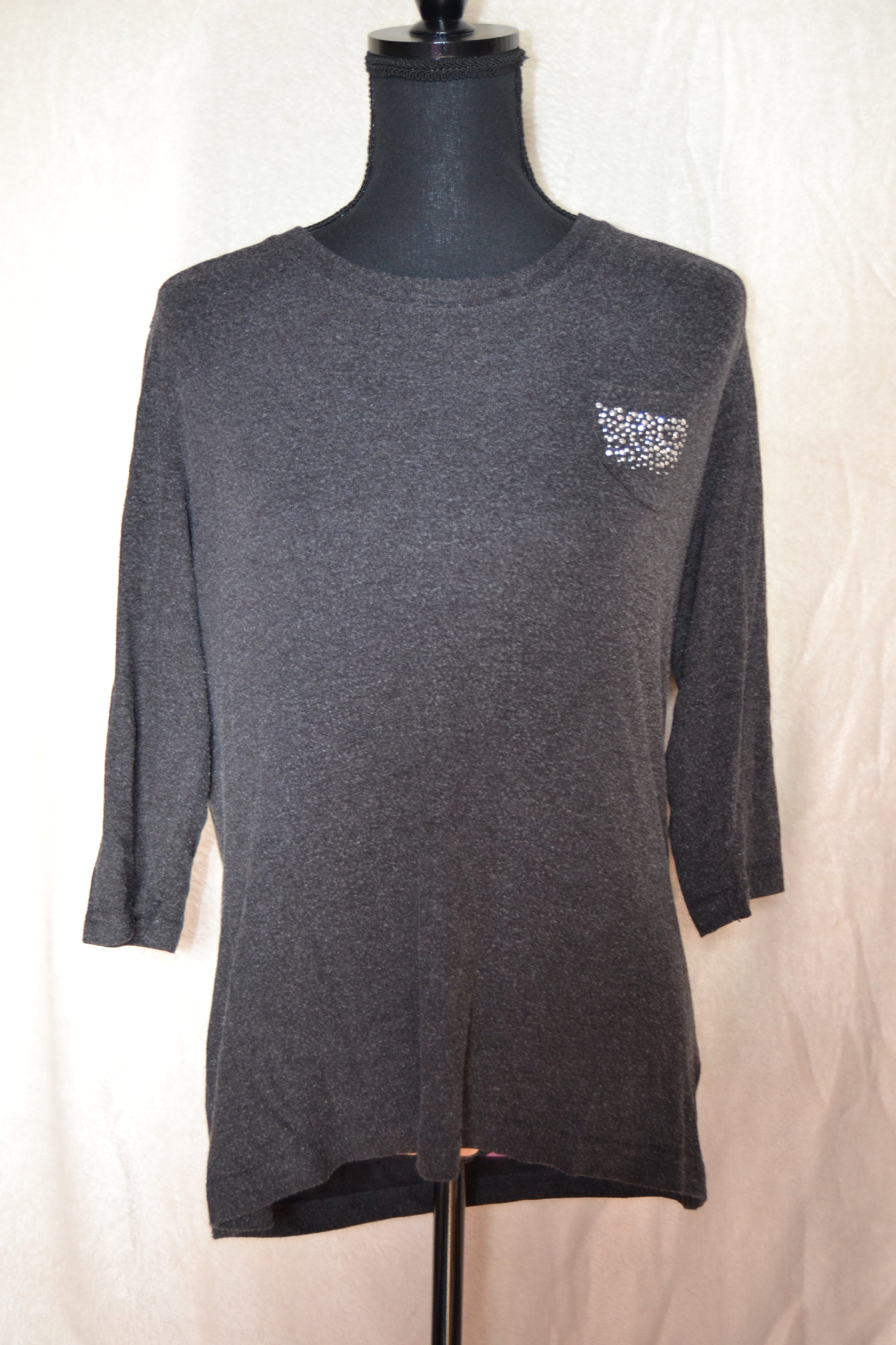 Pull Gris & Noir – Zamba | Taille 4