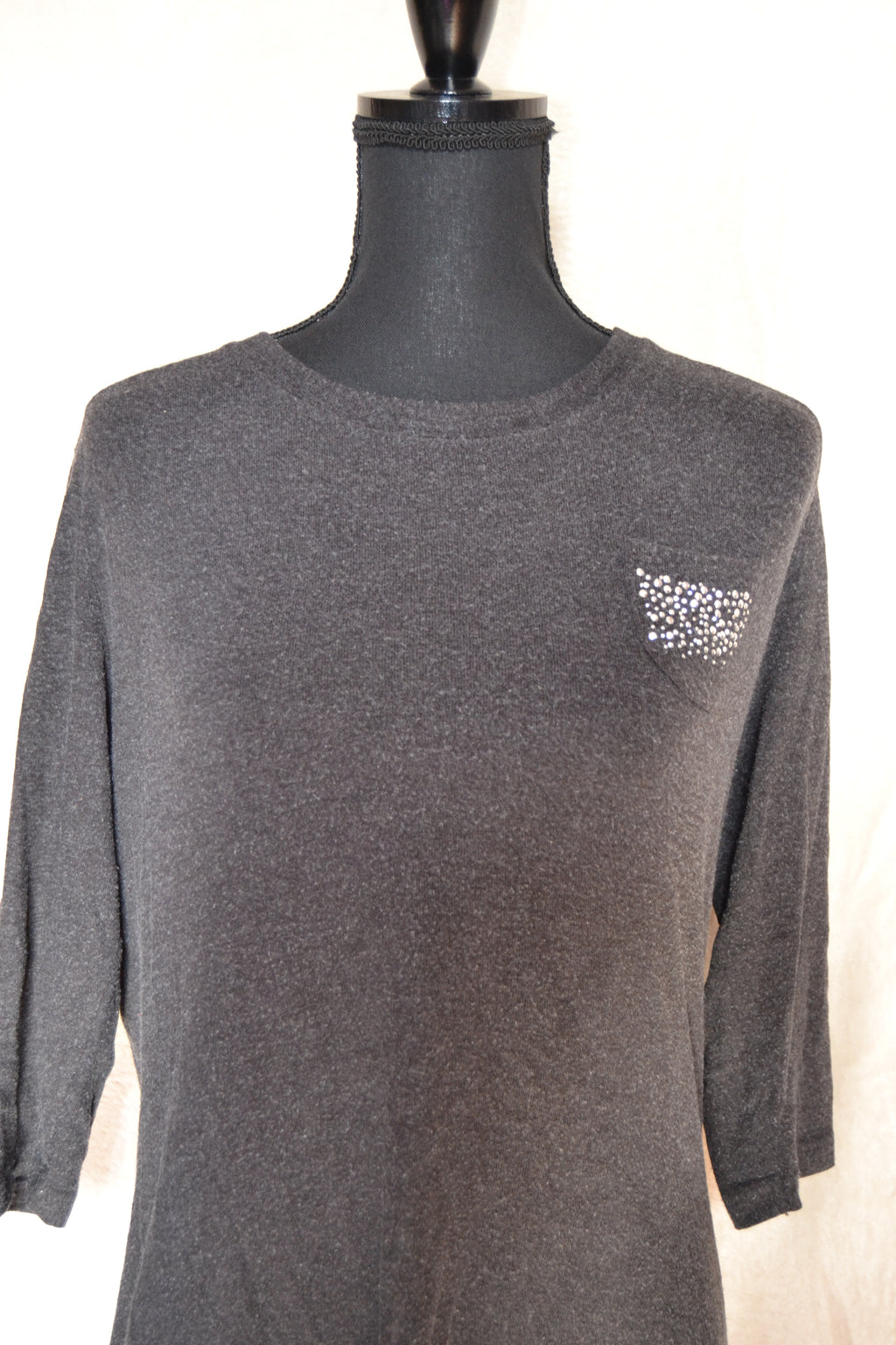 Pull Gris & Noir – Zamba | Taille 4