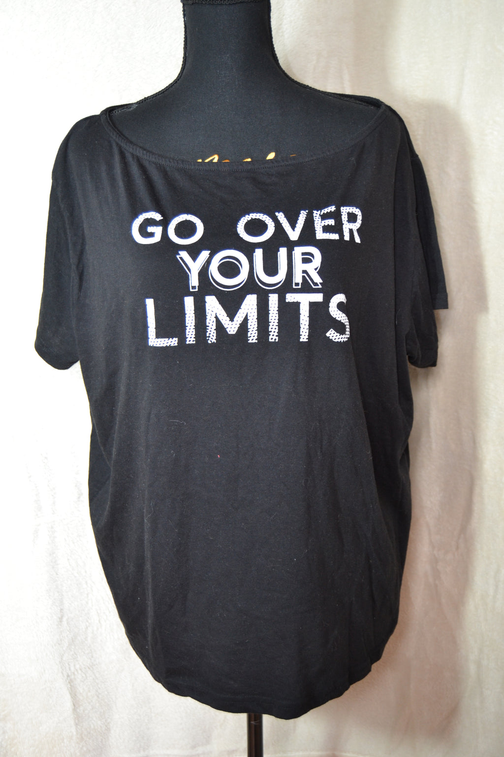 T-shirt noir Taille XXL
